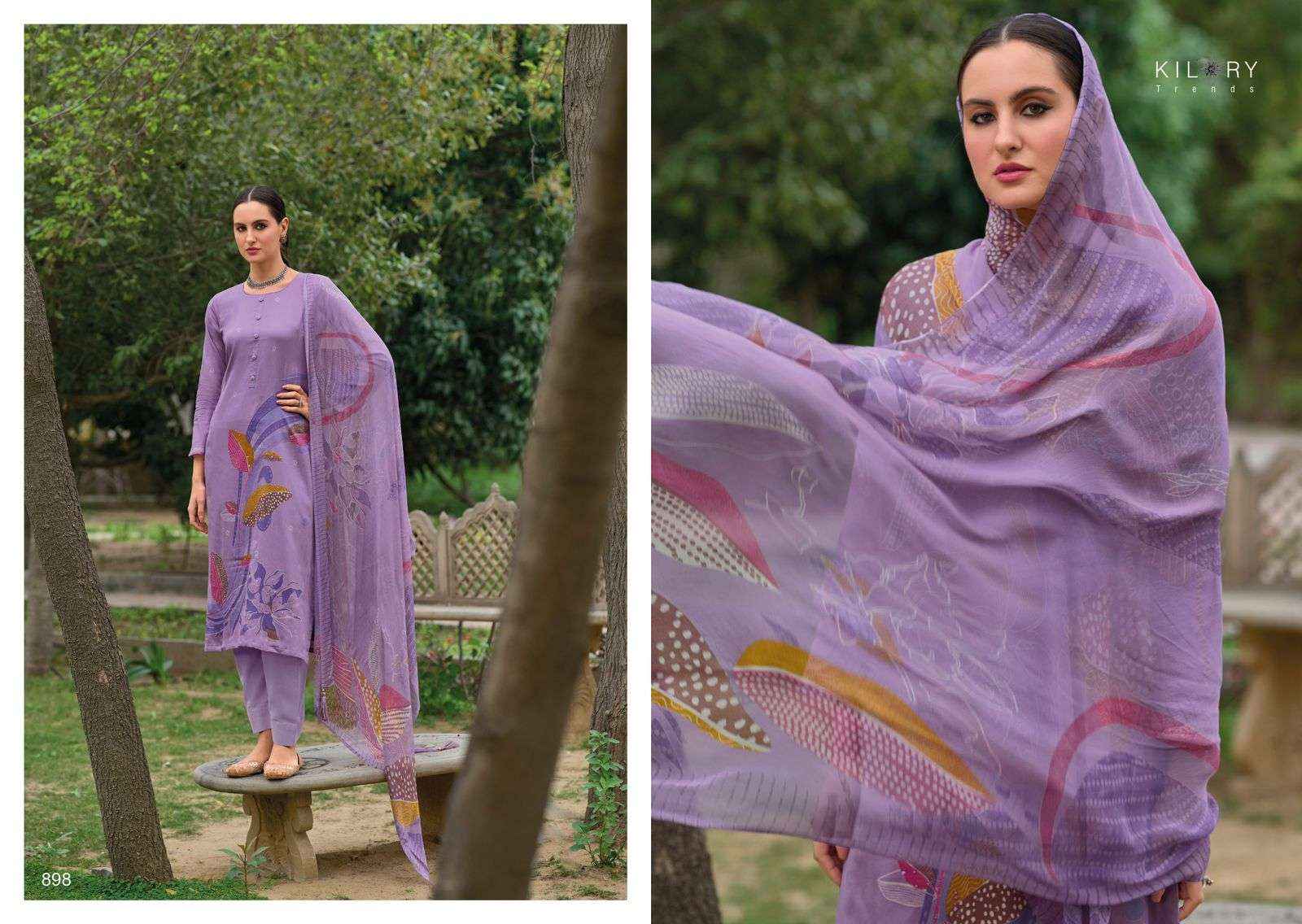 KILORY TRENDZ ROZANA DESIGNER DRESS MATERIAL ( 8 PCS CATALOG )