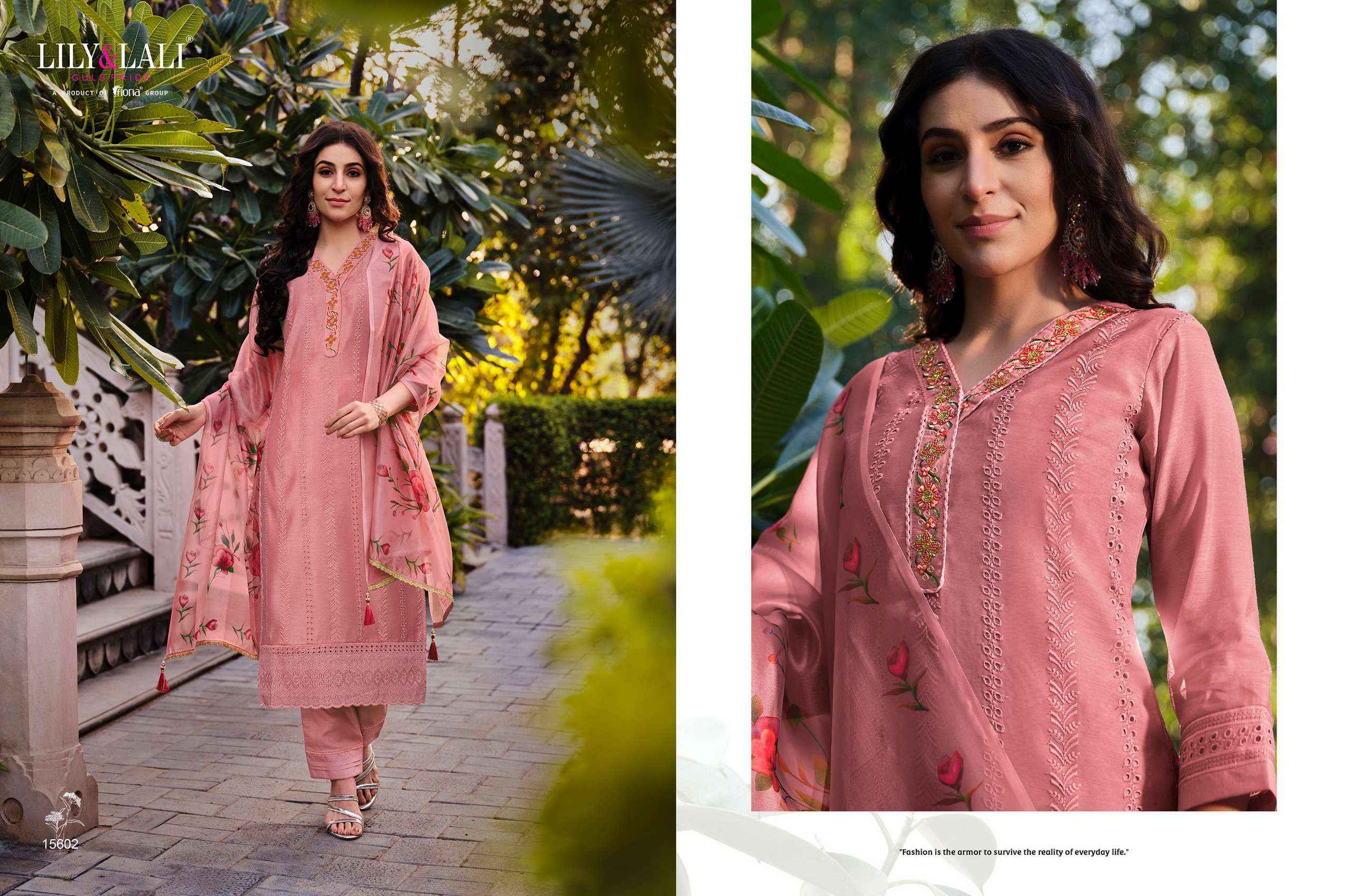 LILY AND LALI LUCKNOWI VOL -3 READYMADE SUITS