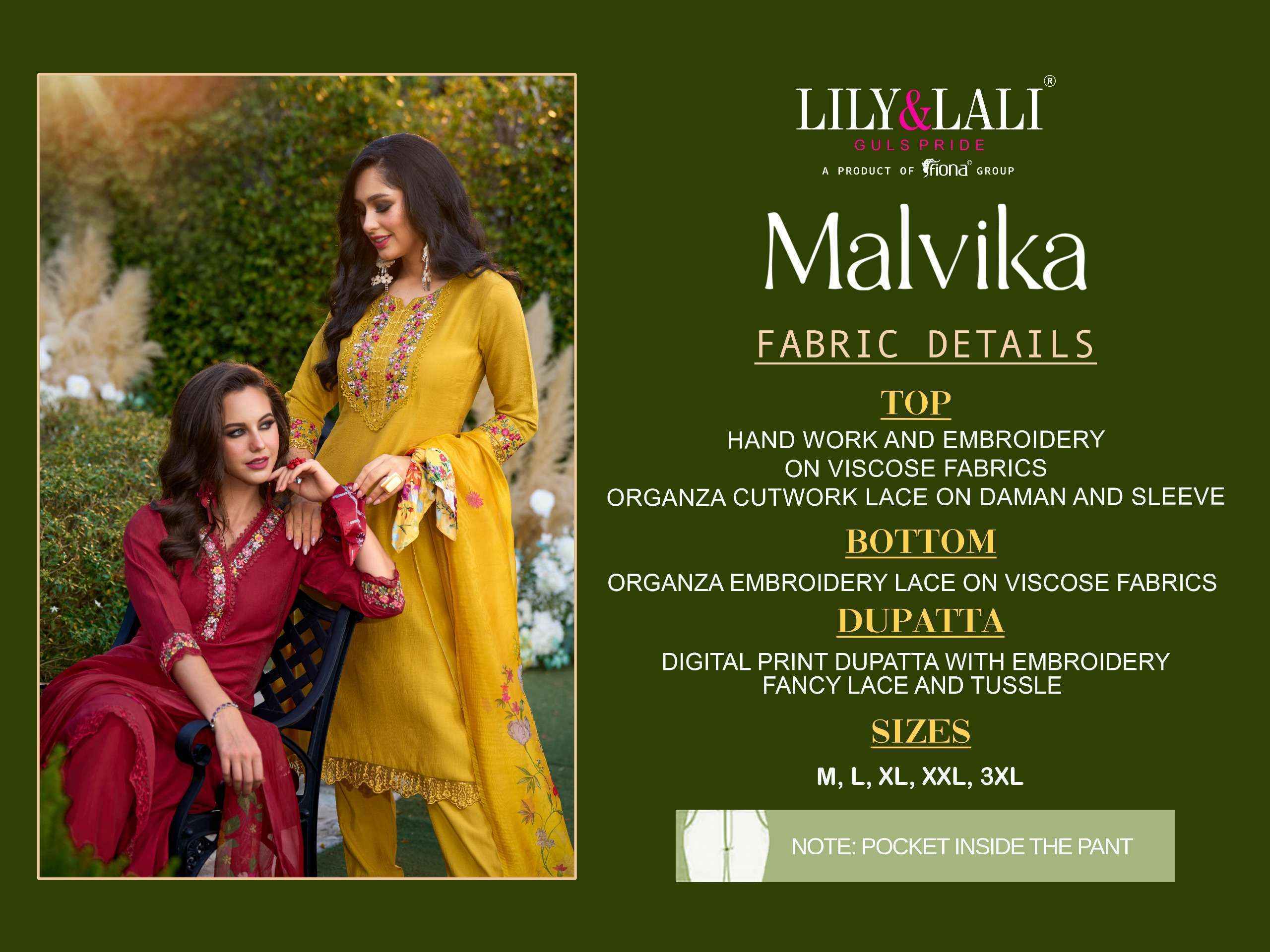 Lily & Lali Malvika Viscose Designer Readymade Collection
