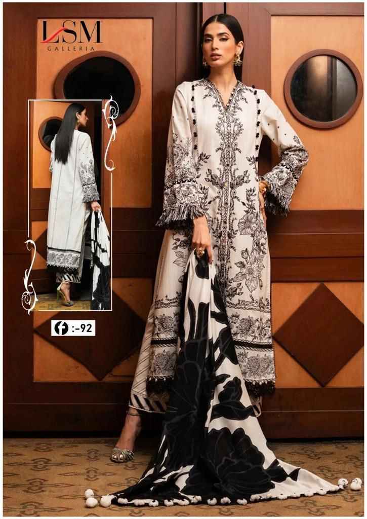 LSM Galleria Foirdous Queen Vol-9 Lawn Dress Material 