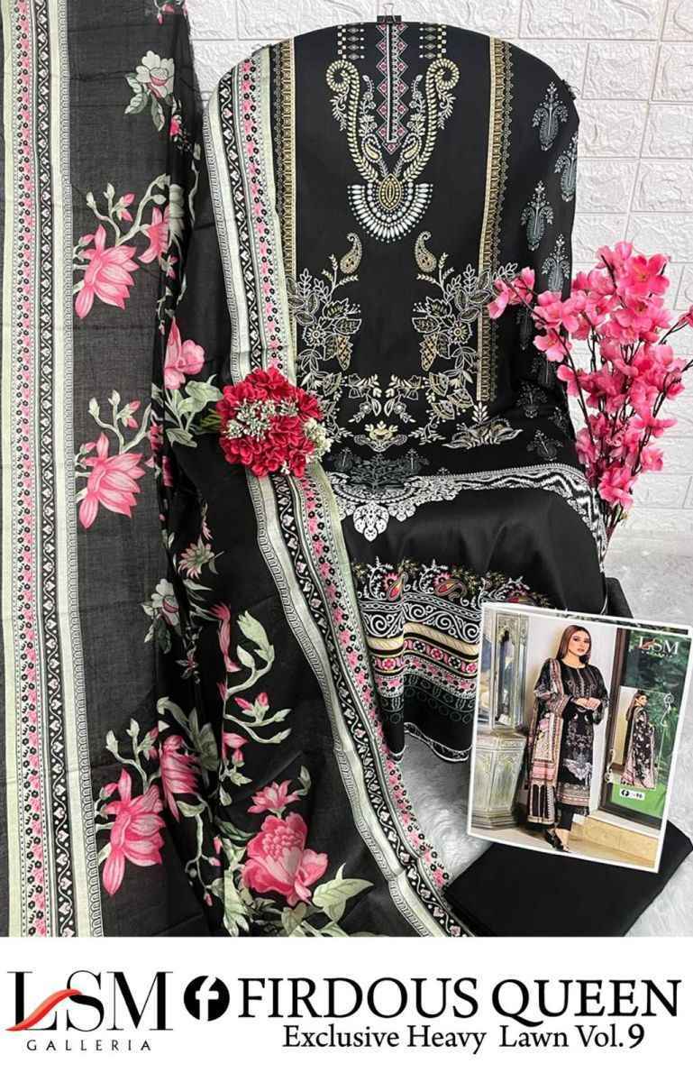 LSM Galleria Foirdous Queen Vol-9 Lawn Dress Material 