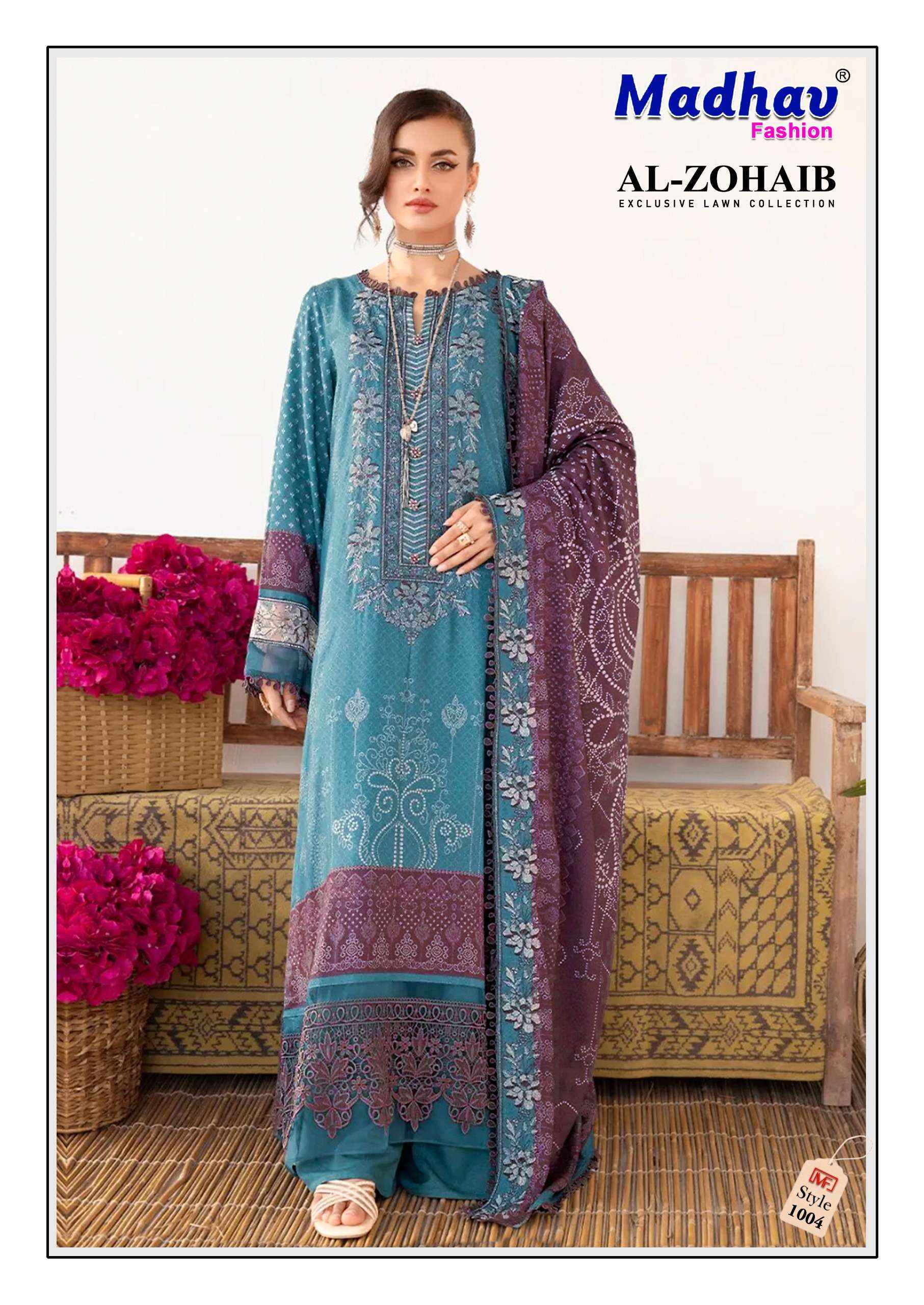 MADHAV FASHION AL ZOHAIB VOL 1 DRESS MATERIAL ( 6 PCS CATALOG )