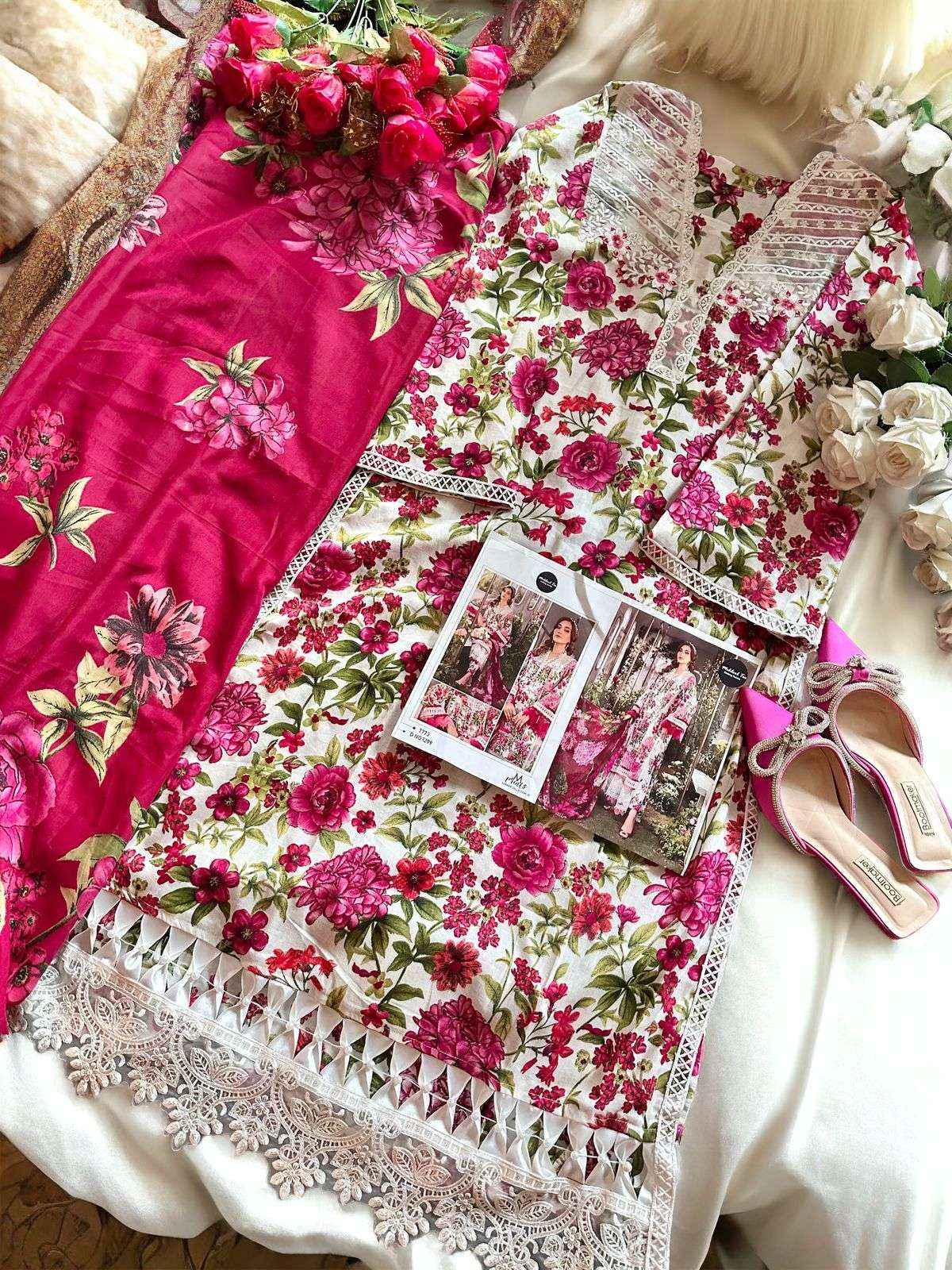 MEHBOOB TEX M PRINTS SUMMER COLLECTION 22 SALWAR KAMEEZ ( 2 PCS CATALOG ) COTTON DUPATTA