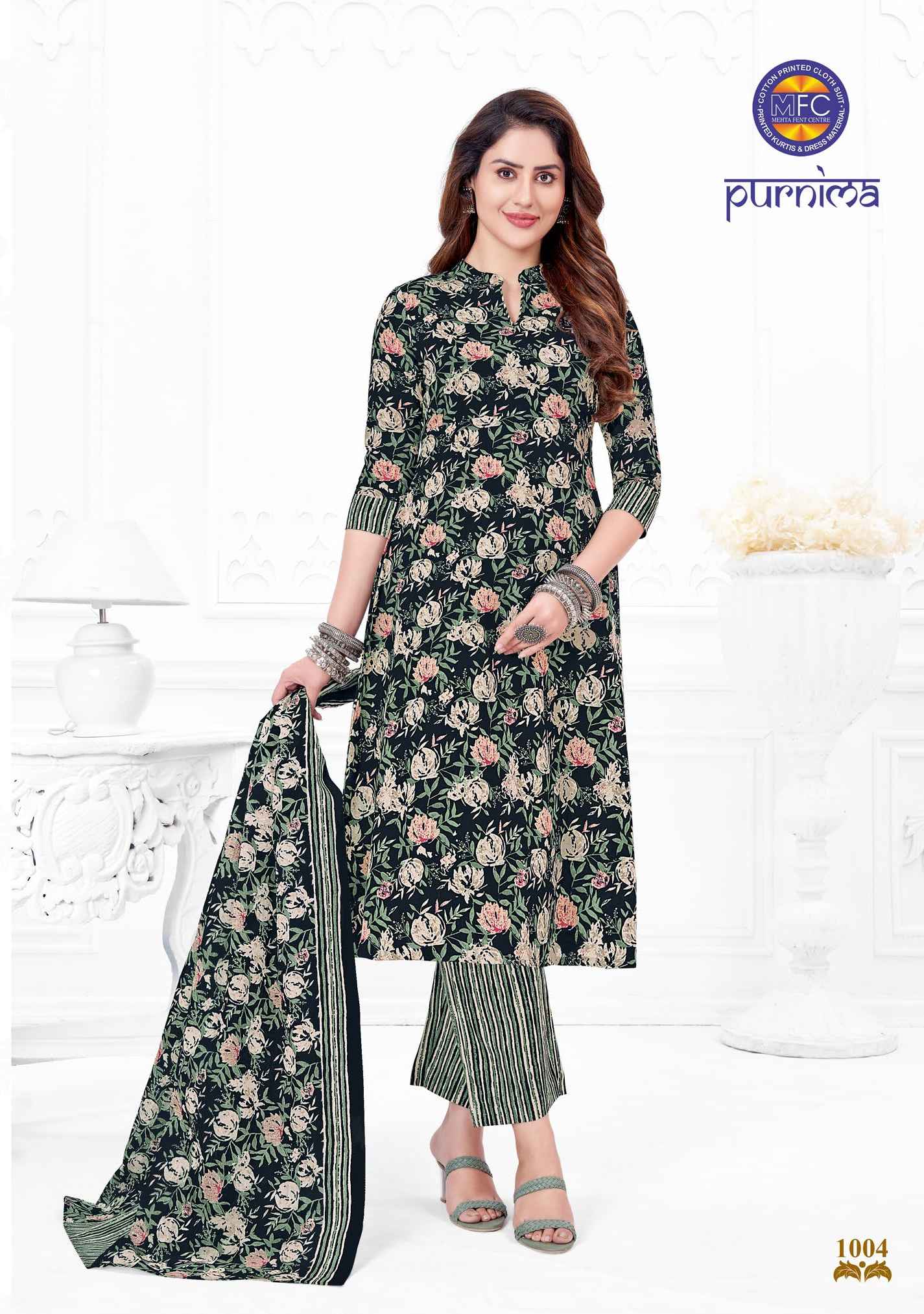 Mfc Purnima Vol 1 Cotton Printed Salwar Kameez ( 12 pcs Catalog )