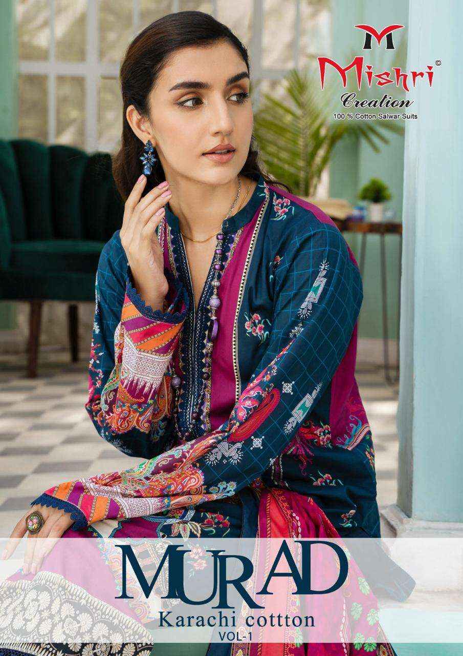 MISHRI CREATION MURAD VOL 1 PAKISTANI SALWAR KAMEEZ ( 6 PCS CATALOG )