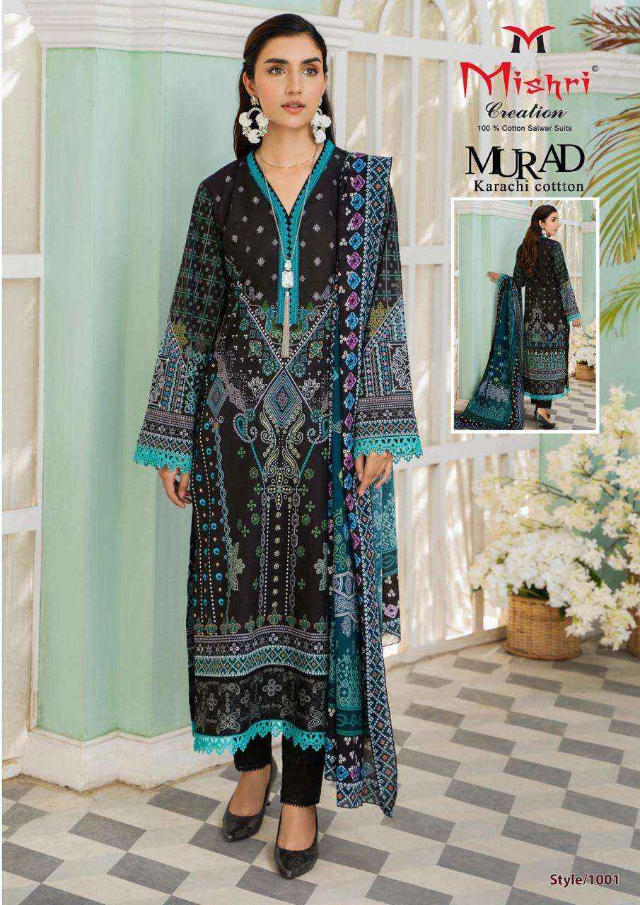 MISHRI CREATION MURAD VOL 1 PAKISTANI SALWAR KAMEEZ ( 6 PCS CATALOG )