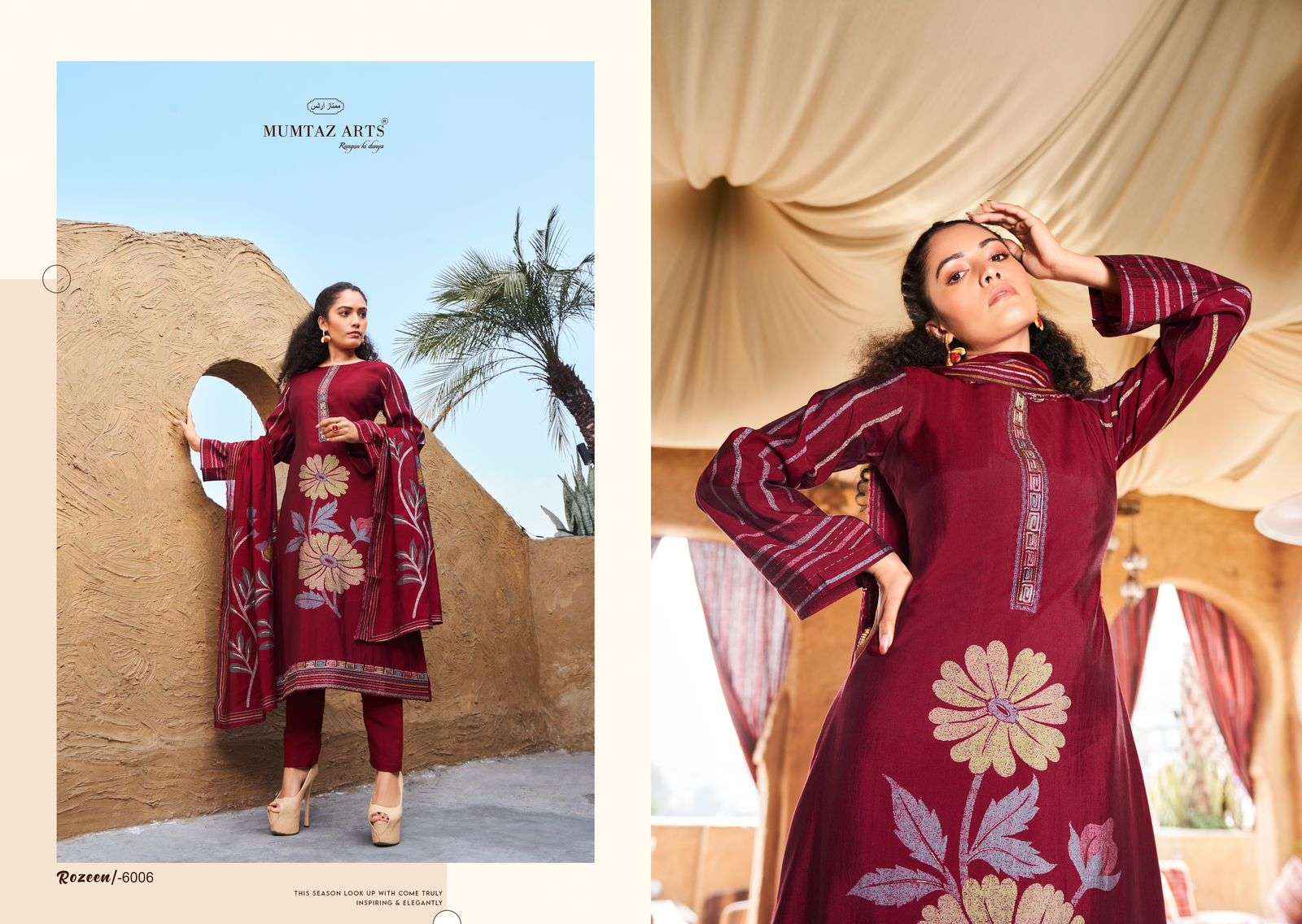 MUMTAZ ARTS ROZEEN SALWAR KAMEEZ WHOLESALE SUPPLIER