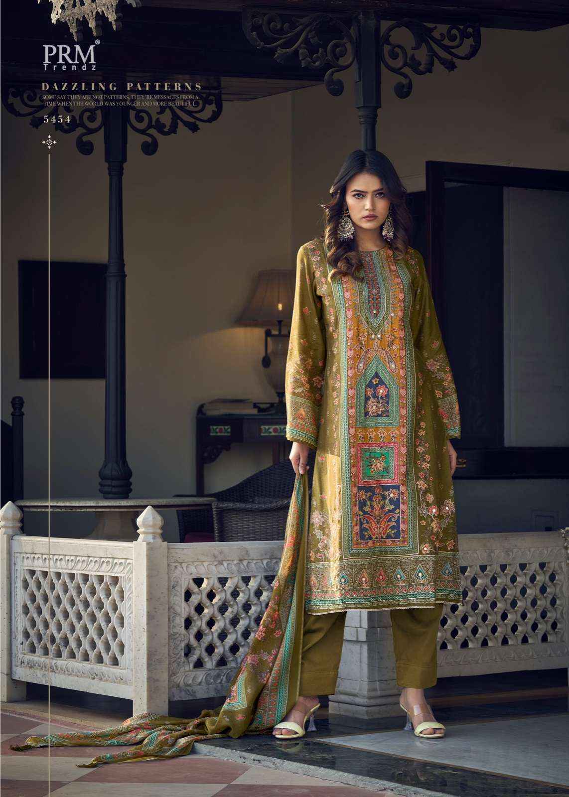 PRM TRENDZ OZARA MUSLIN DESIGNER SALWAR KAMEEZ ( 8 PCS CATALOG )