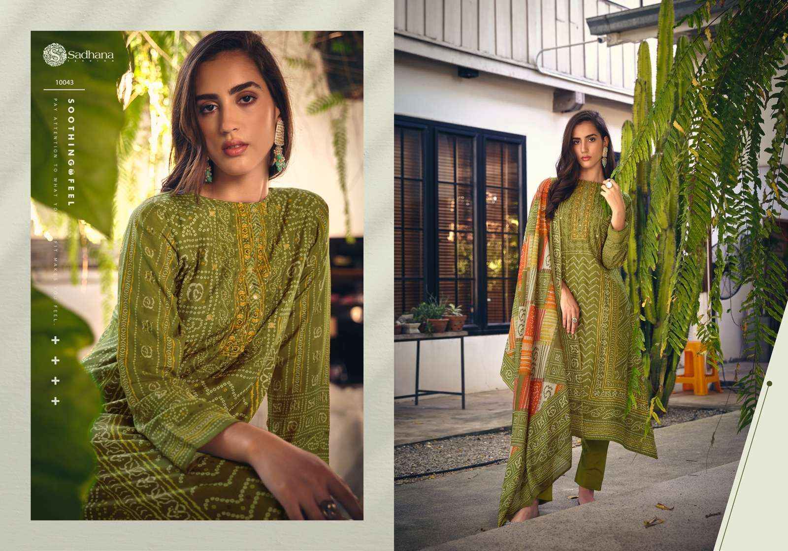 SADHANA FASHION INAAYAT MUSLIN DESIGNER SUITS