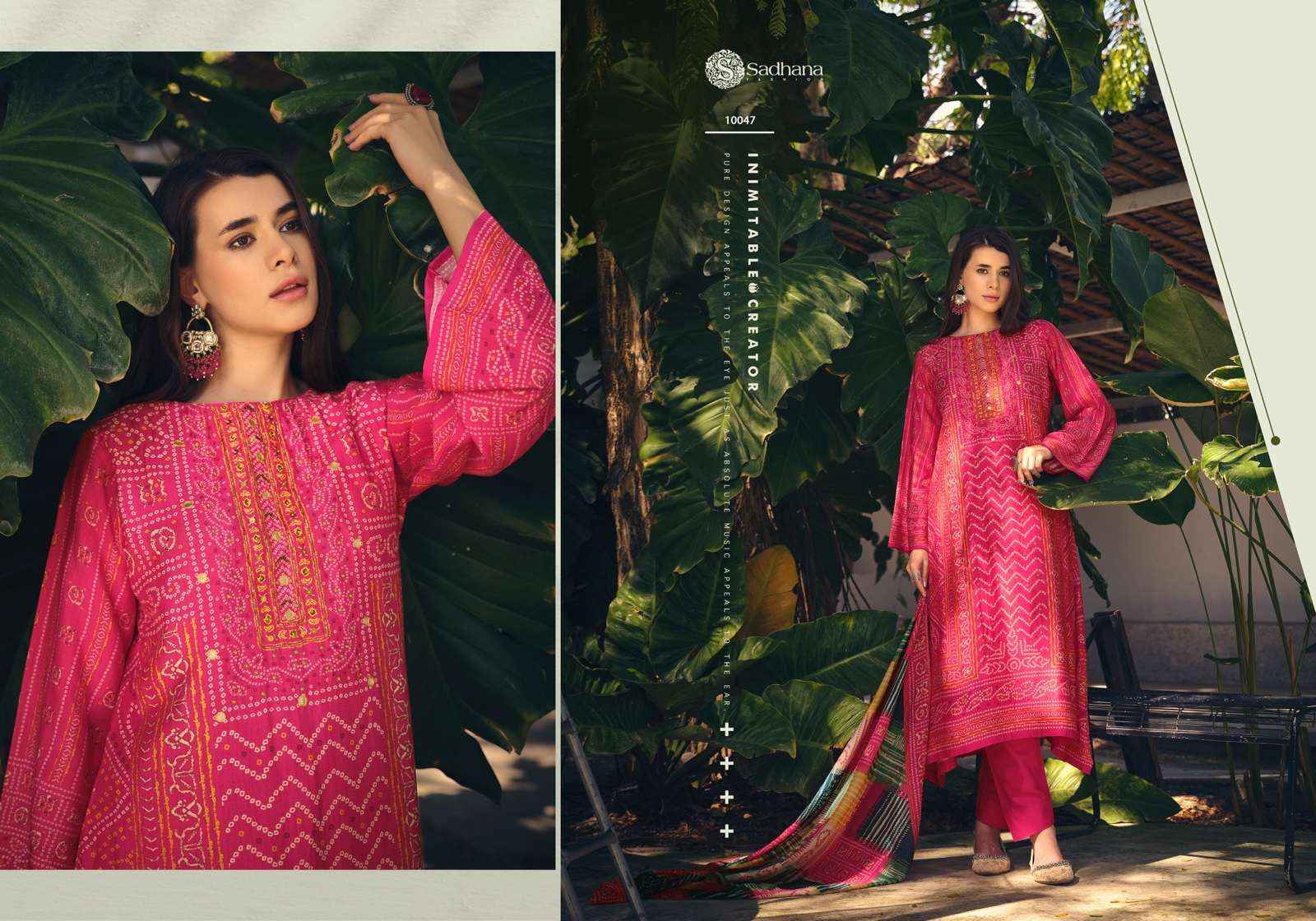 SADHANA FASHION INAAYAT MUSLIN DESIGNER SUITS