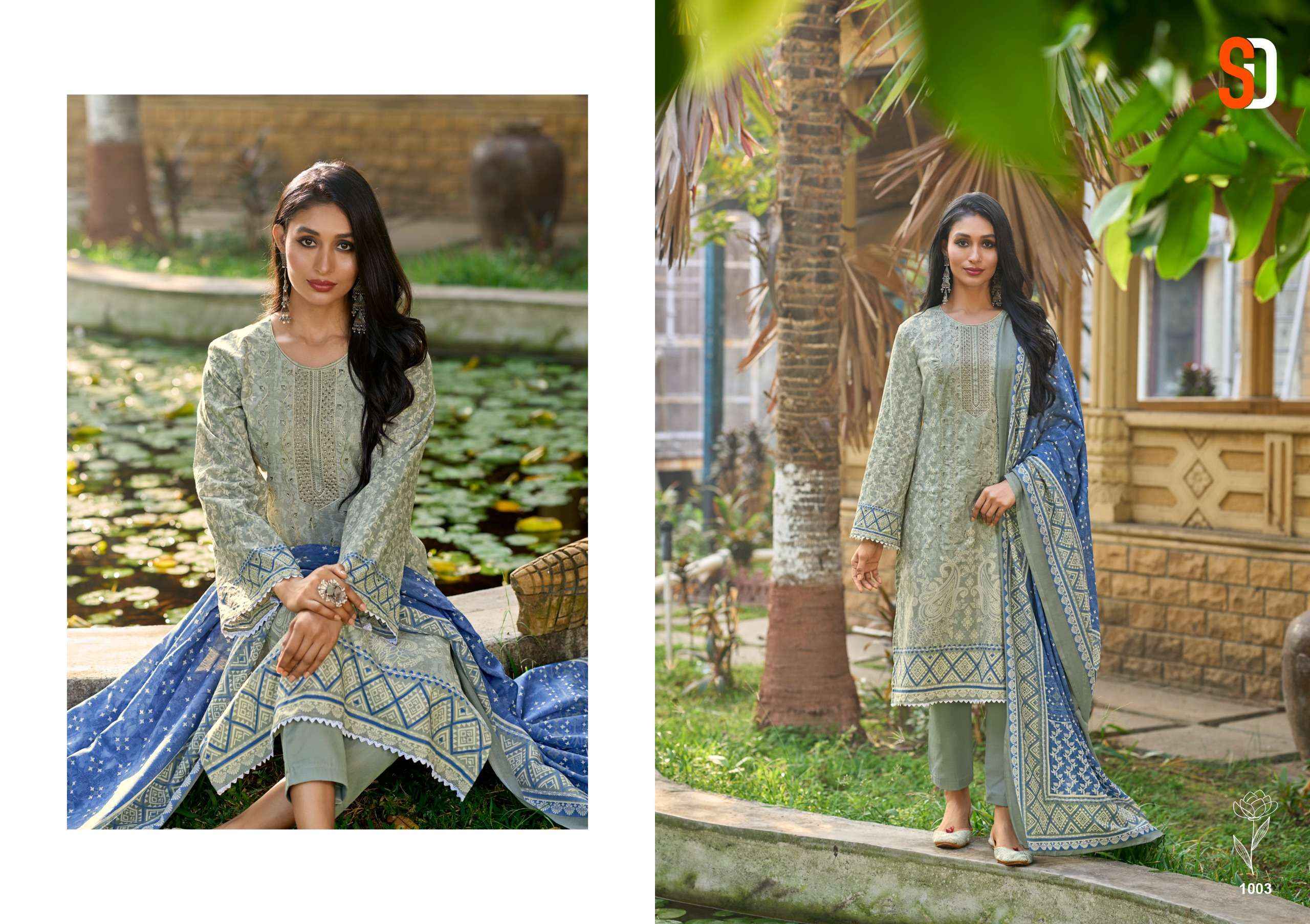 SHARADDHA DESIGNER BIN SAEED LAWN COLLECTION VOL 6 DESIGNER SUITS