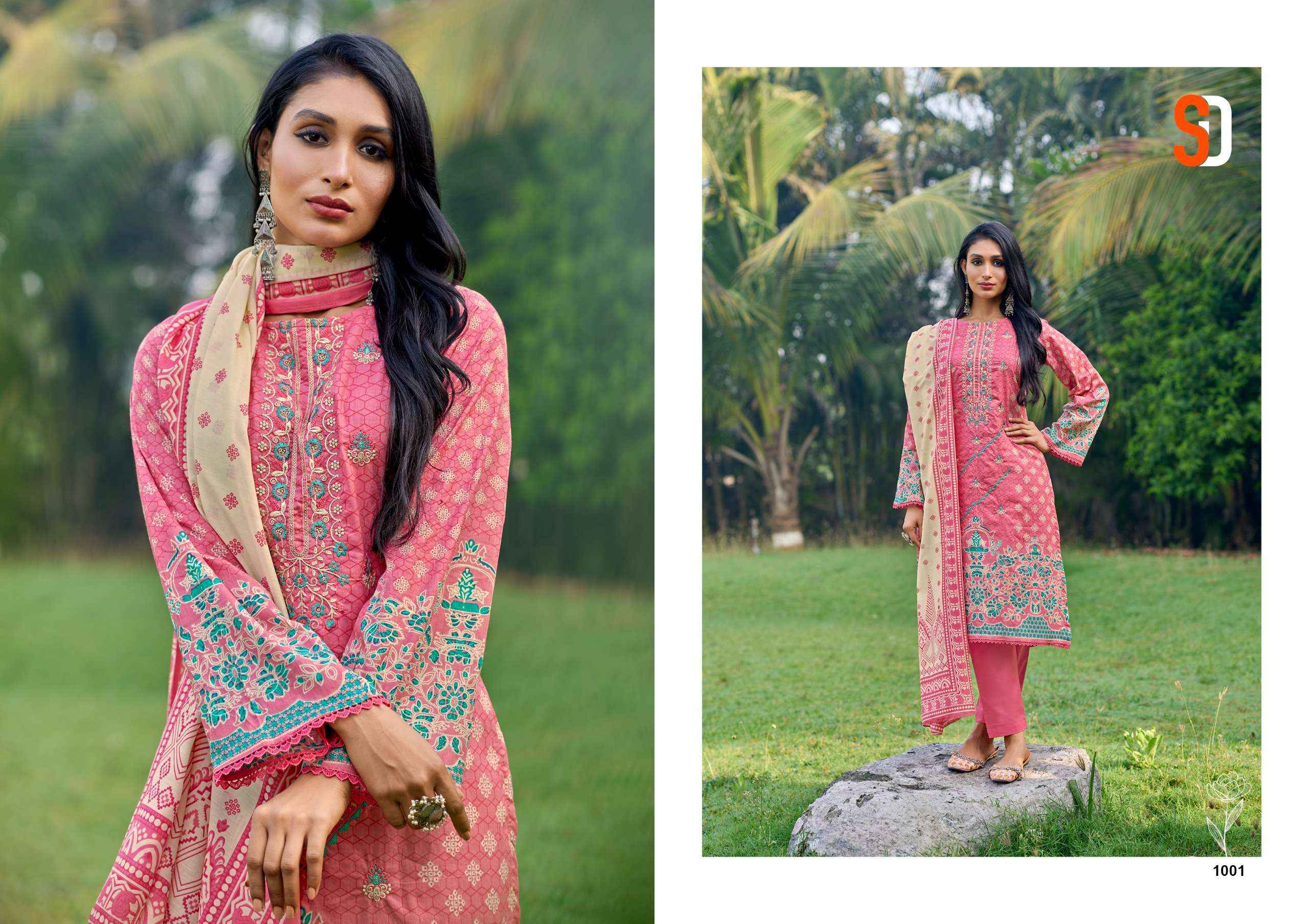 SHARADDHA DESIGNER BIN SAEED LAWN COLLECTION VOL 6 DESIGNER SUITS