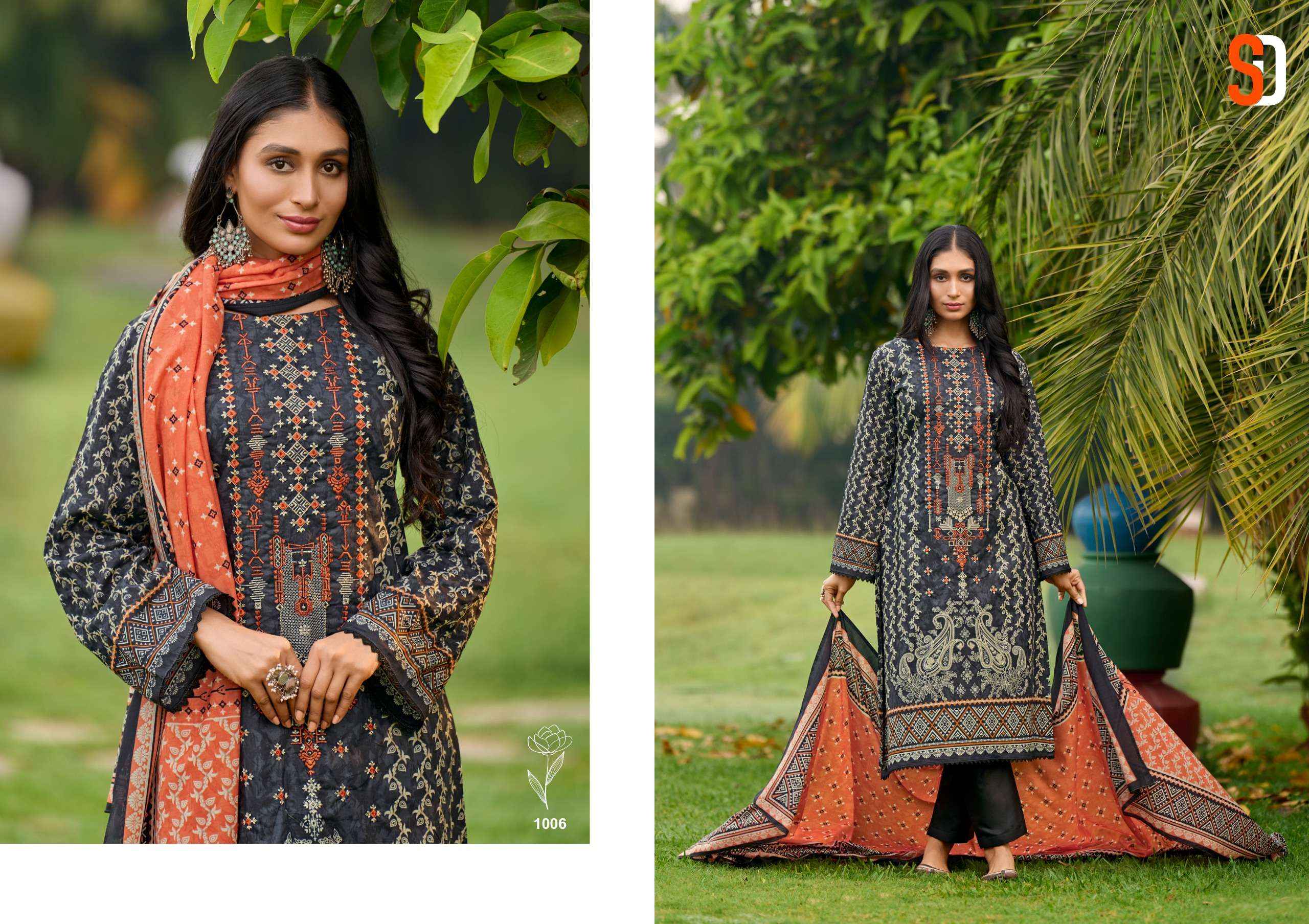 SHARADDHA DESIGNER BIN SAEED LAWN COLLECTION VOL 6 DESIGNER SUITS