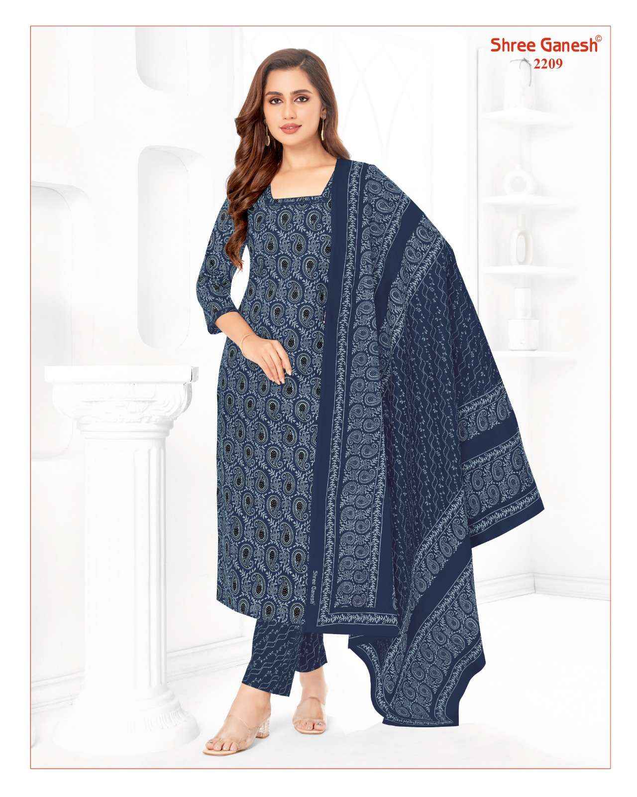 SHREE GANESH SAMAIYRA VOL 12 PURE COTTON DRESS MATERIAL ( 20 PCS CATALOG )