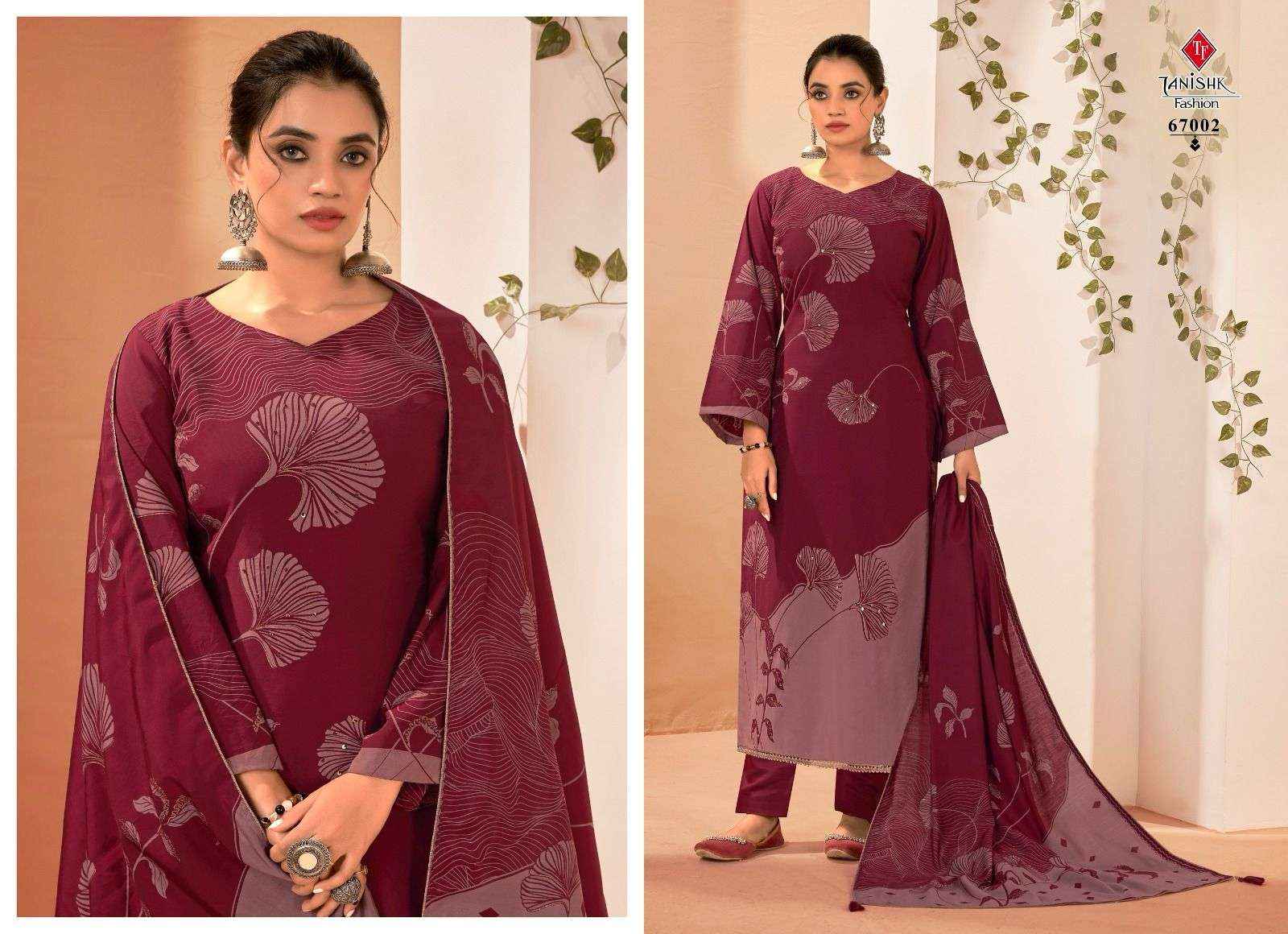 TANISHK FASHION KORAL MUSLIN SALWAR KAMEEZ ( 6 PCS CATALOG )