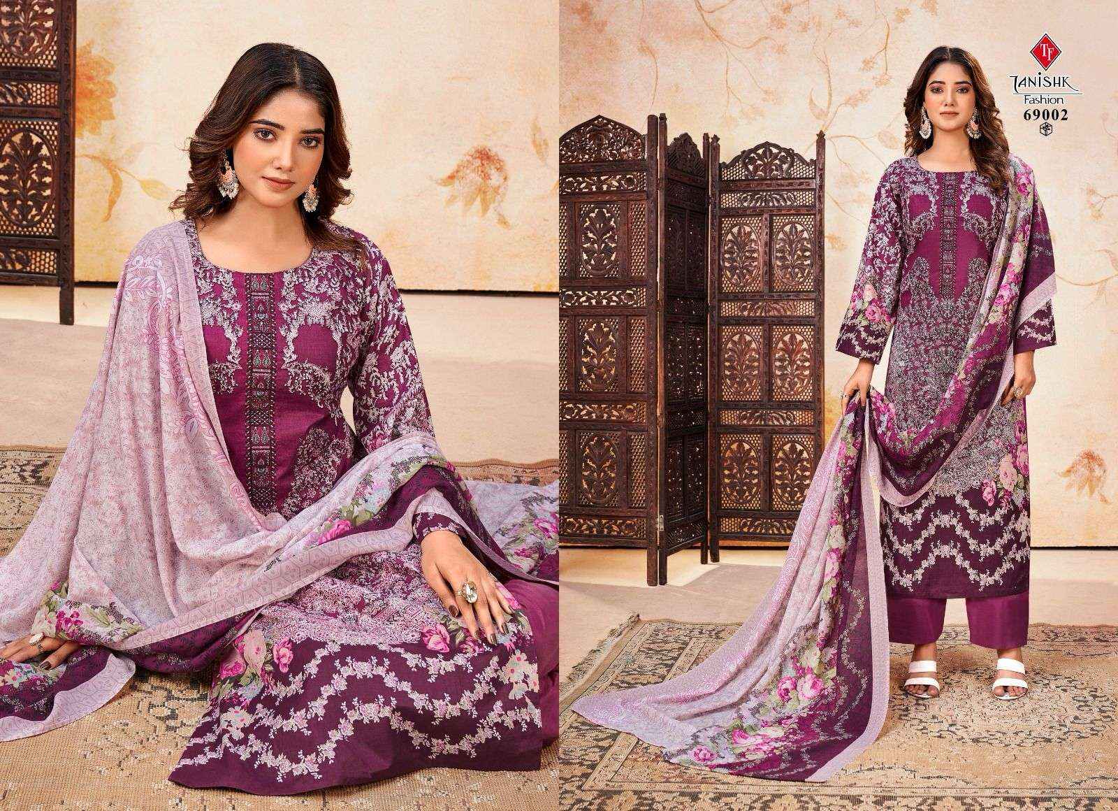 TANISHK FASHION NAYRA VOL-2 COTTON DRESS MATERIAL ( 8 PCS CATALOG )