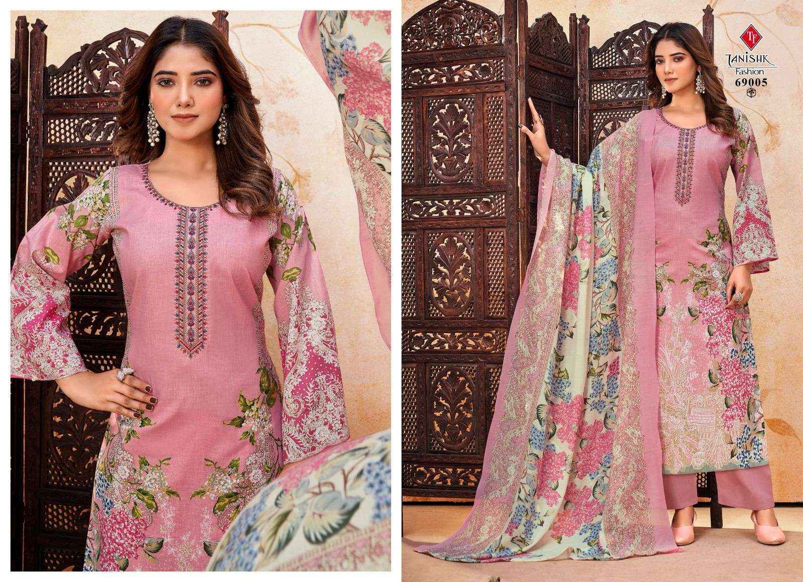 TANISHK FASHION NAYRA VOL-2 COTTON DRESS MATERIAL ( 8 PCS CATALOG )