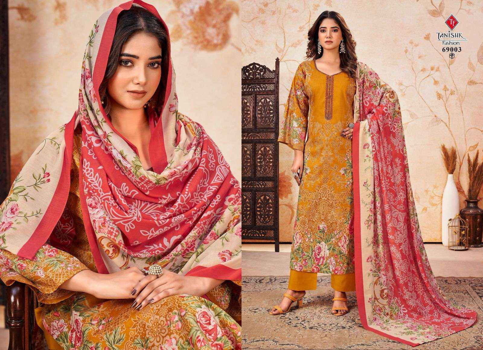 TANISHK FASHION NAYRA VOL-2 COTTON DRESS MATERIAL ( 8 PCS CATALOG )