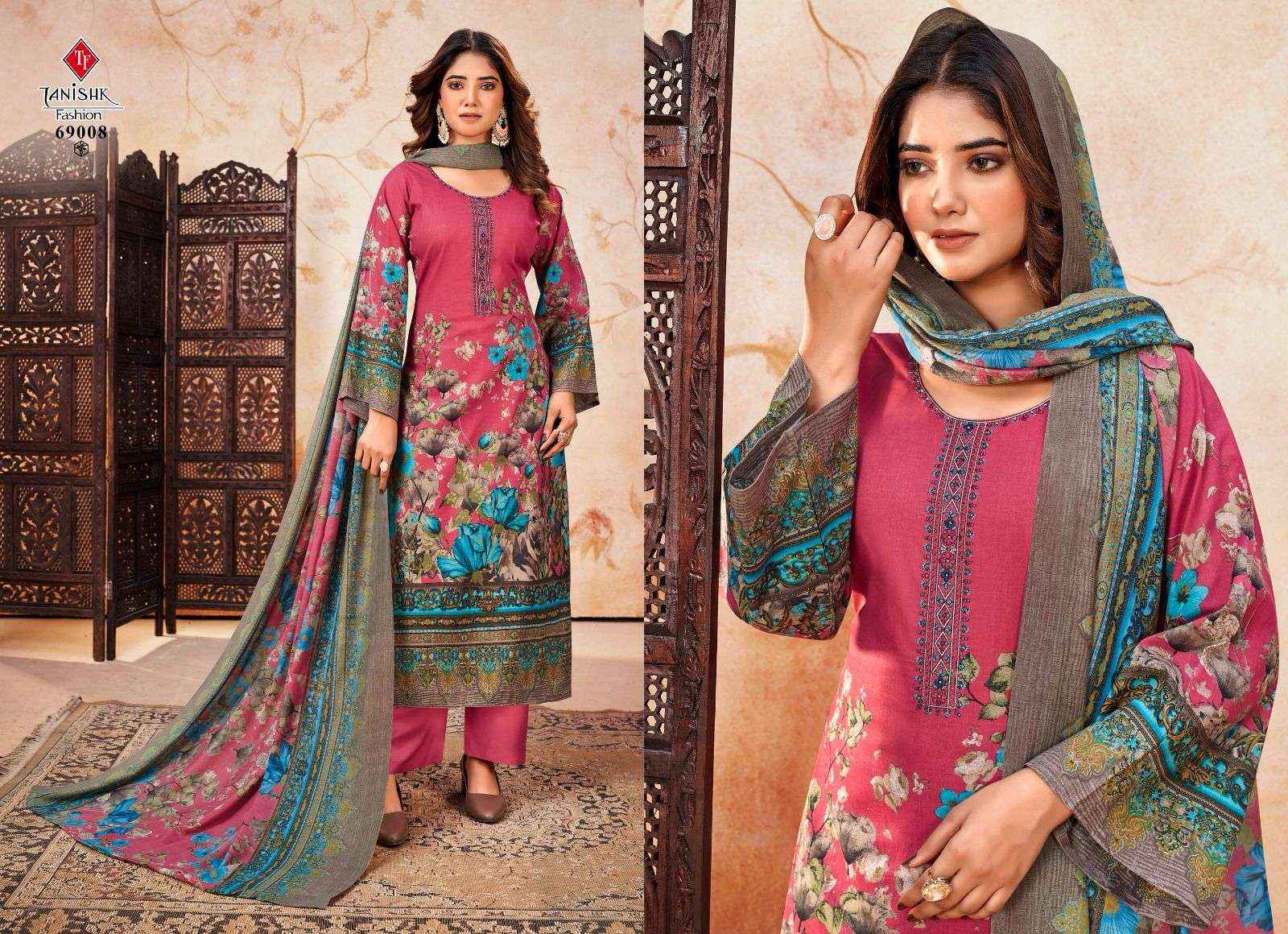 TANISHK FASHION NAYRA VOL-2 COTTON DRESS MATERIAL ( 8 PCS CATALOG )