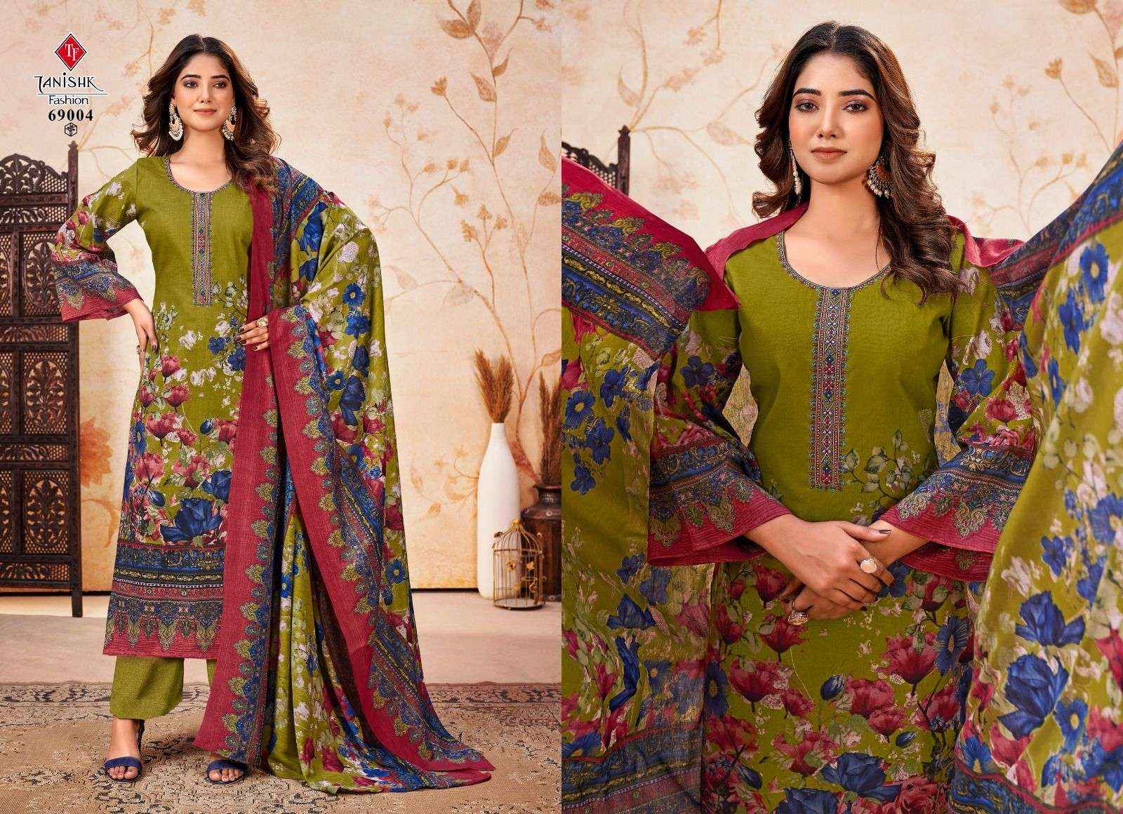 TANISHK FASHION NAYRA VOL-2 COTTON DRESS MATERIAL ( 8 PCS CATALOG )