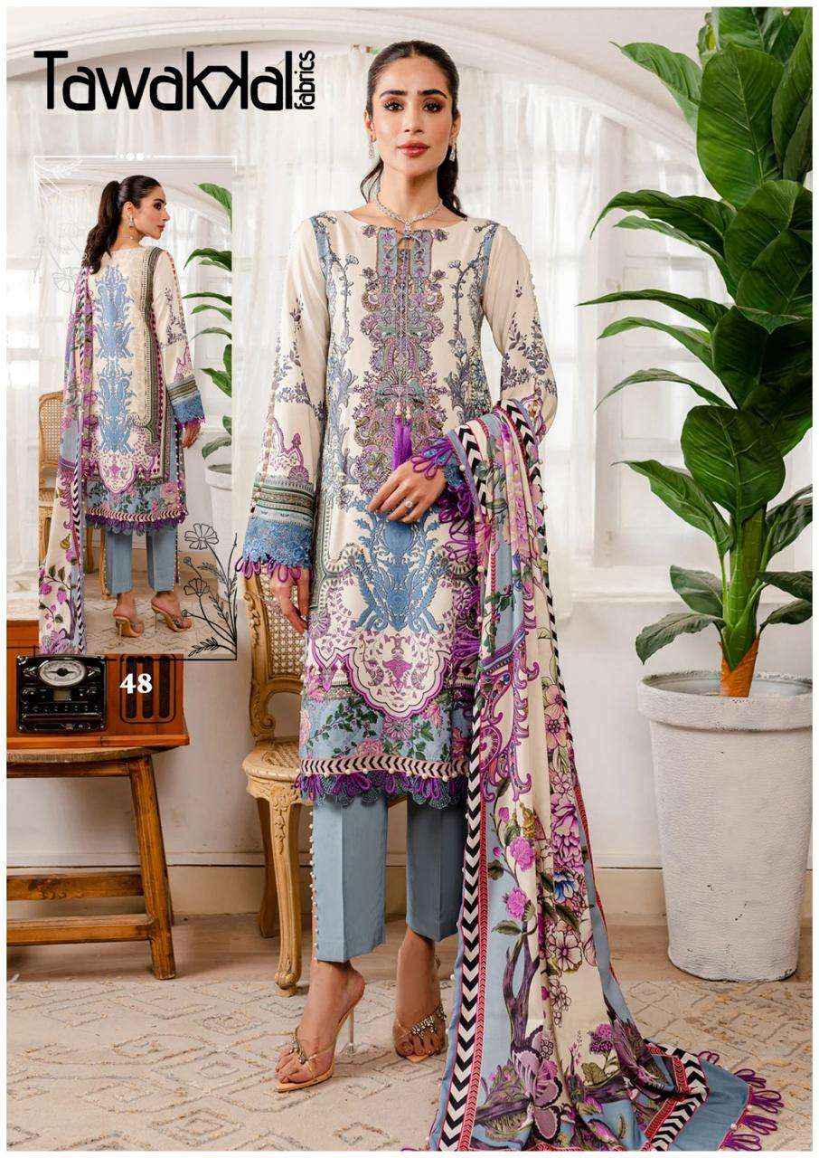 TAWAKKAL FABRICS MEHROZ VOL-5 PAKISTANI SUITS