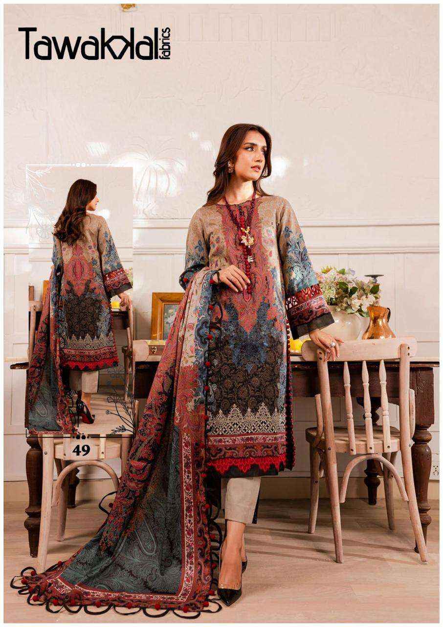 TAWAKKAL FABRICS MEHROZ VOL-5 PAKISTANI SUITS