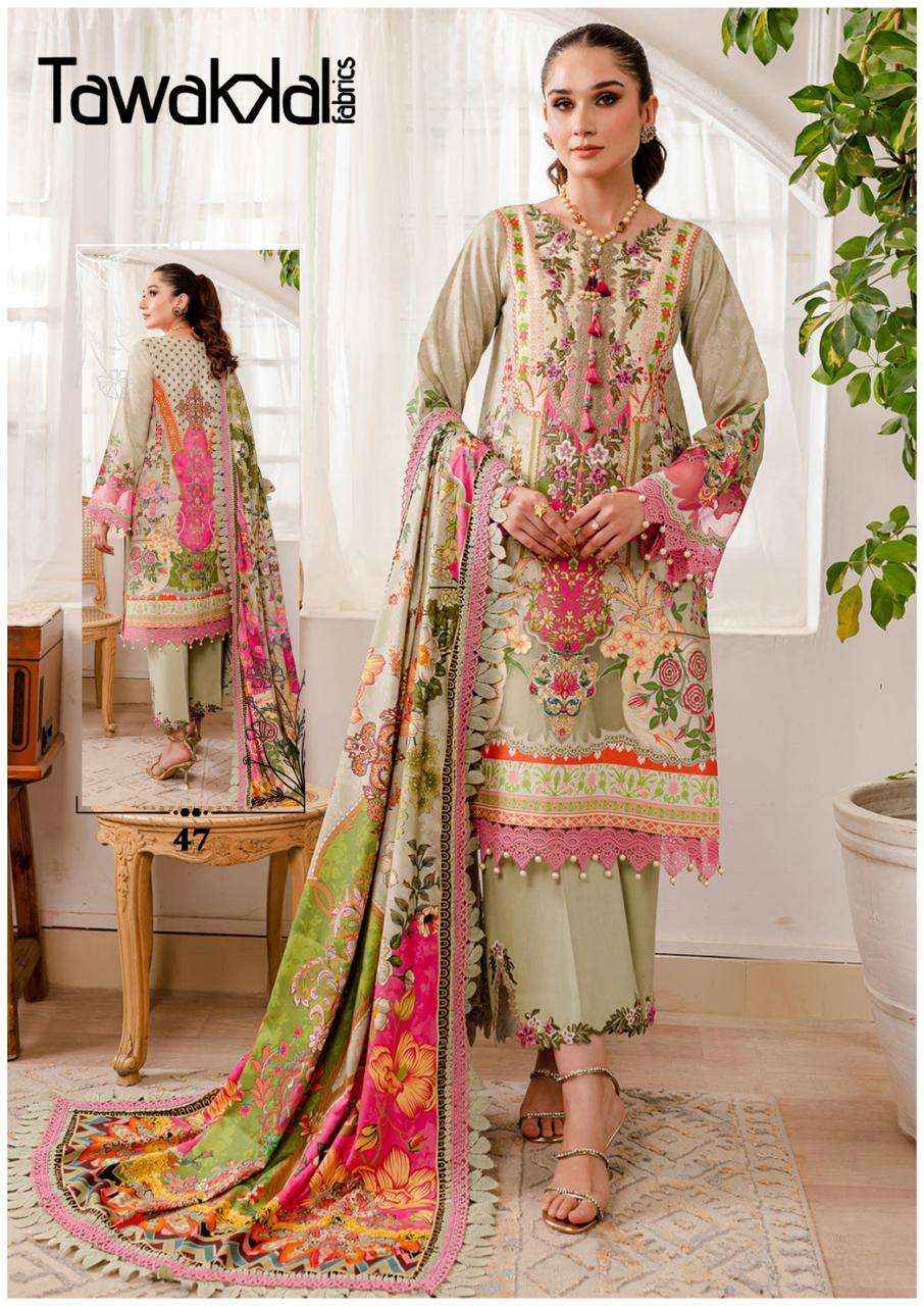 TAWAKKAL FABRICS MEHROZ VOL-5 PAKISTANI SUITS