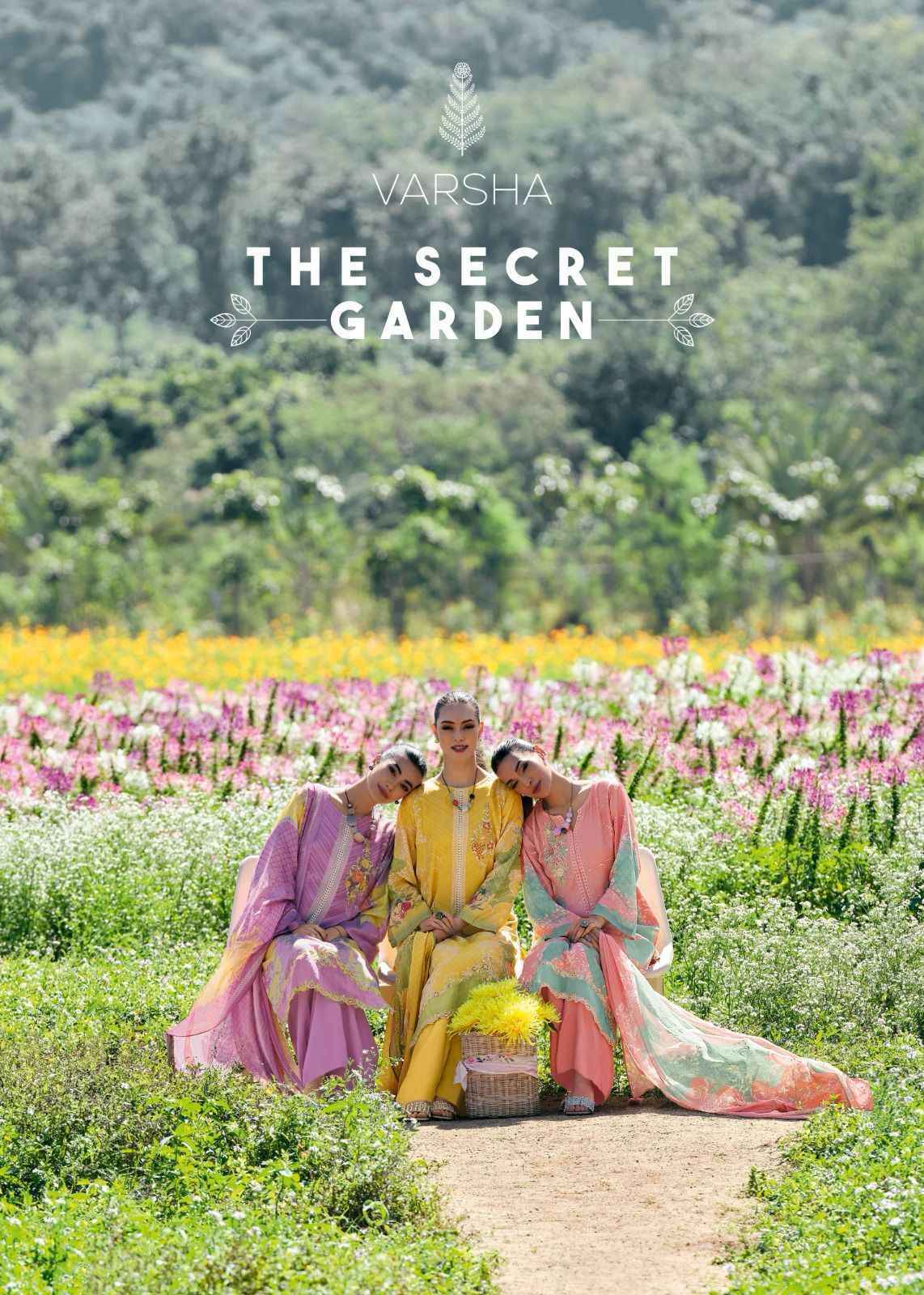 Varsha The Secret Garden Salwar Kameez ( 4 pcs Catalog )