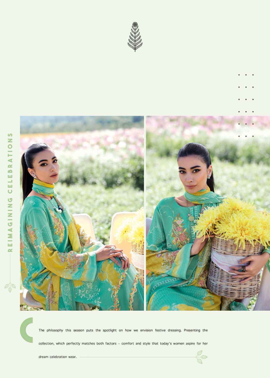 Varsha The Secret Garden Salwar Kameez ( 4 pcs Catalog )