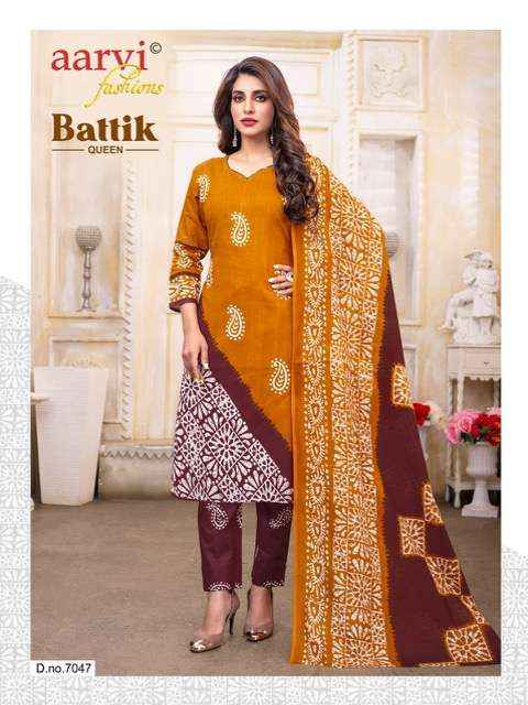 Aarvi Batik Queen Vol 1 Unstitch Dress Materials ( 10 Pcs Catalog )