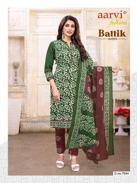 Aarvi Batik Queen Vol 1 Unstitch Dress Materials ( 10 Pcs Catalog )