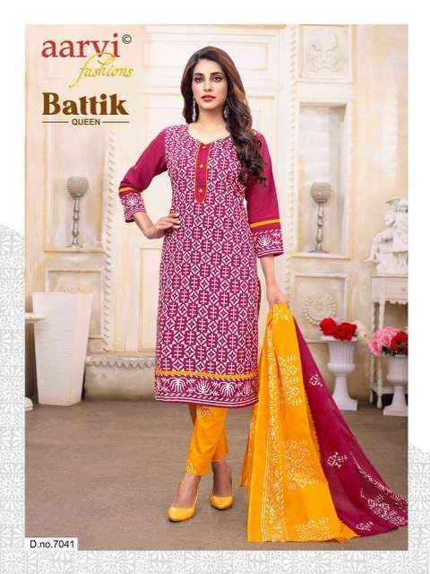 Aarvi Batik Queen Vol 1 Unstitch Dress Materials ( 10 Pcs Catalog )