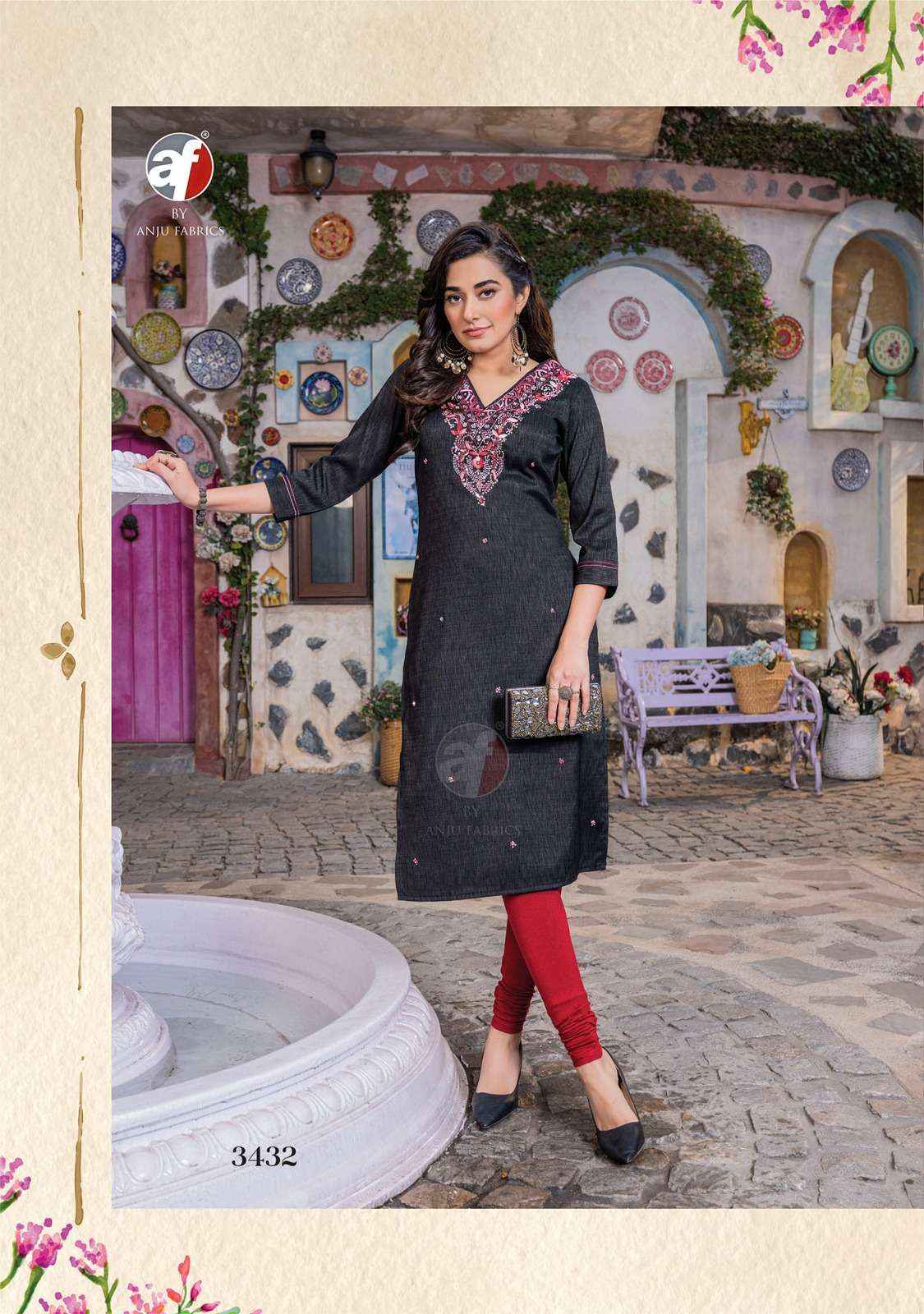 ANJU FABRICS CRAZY VOL-6 READYMADE DESIGNER SUITS ( 6 PCS CATALOG )