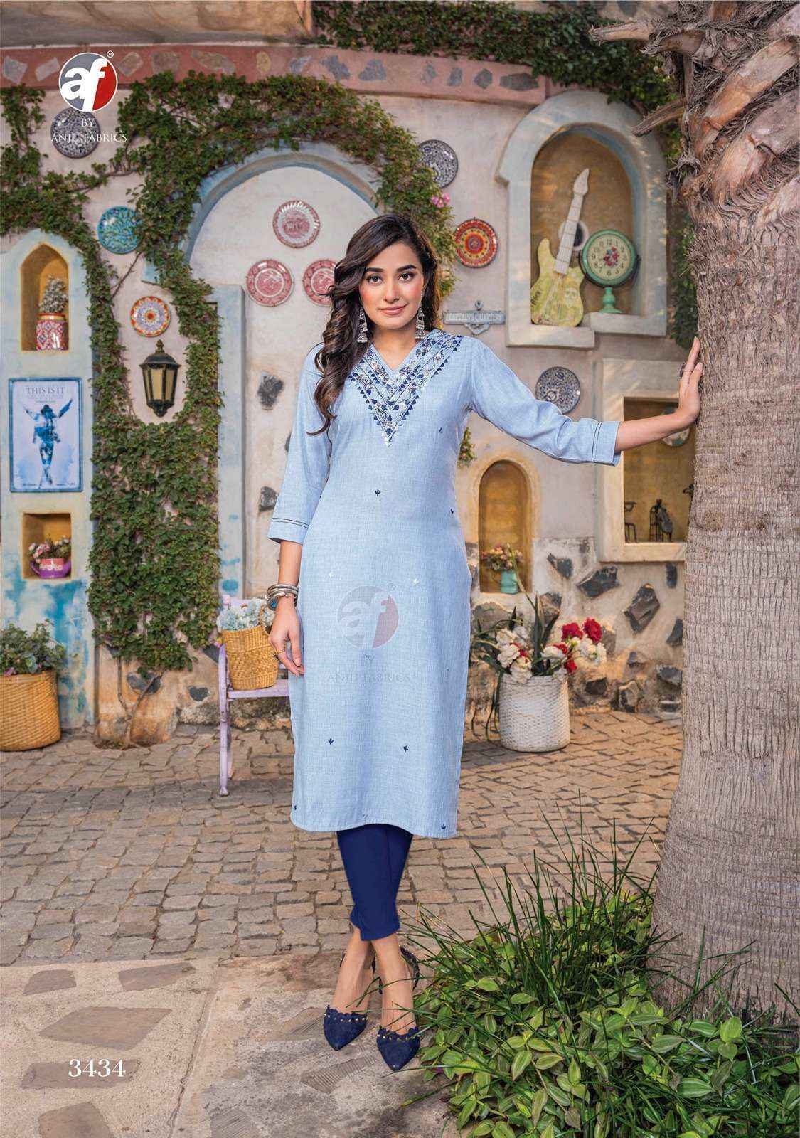 ANJU FABRICS CRAZY VOL-6 READYMADE DESIGNER SUITS ( 6 PCS CATALOG )