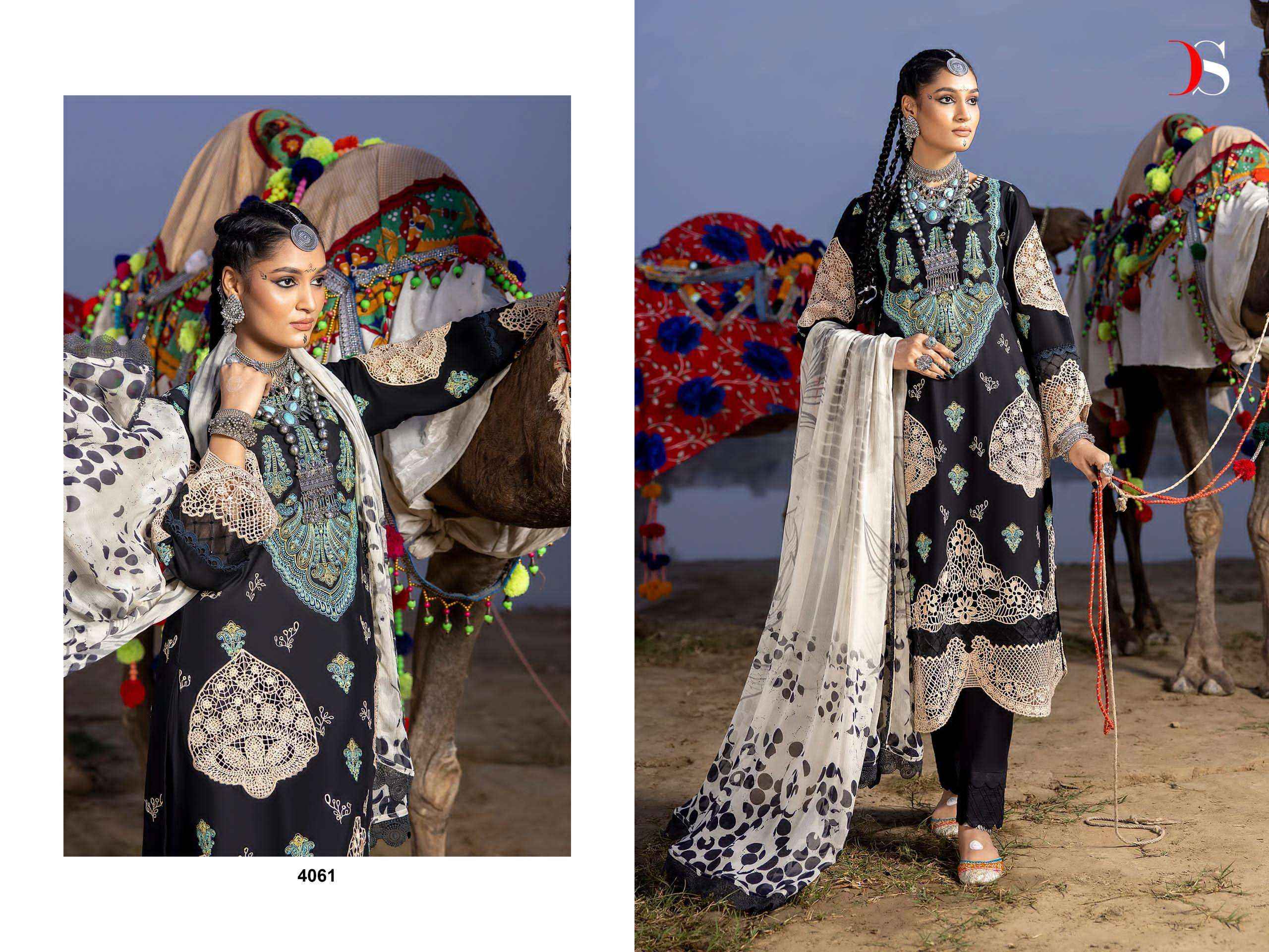 DEEPSY SUITS ADAN LIBAS LAWN 24 PAKISTANI DRESS MATERIAL ( 6 PCS CATALOG )