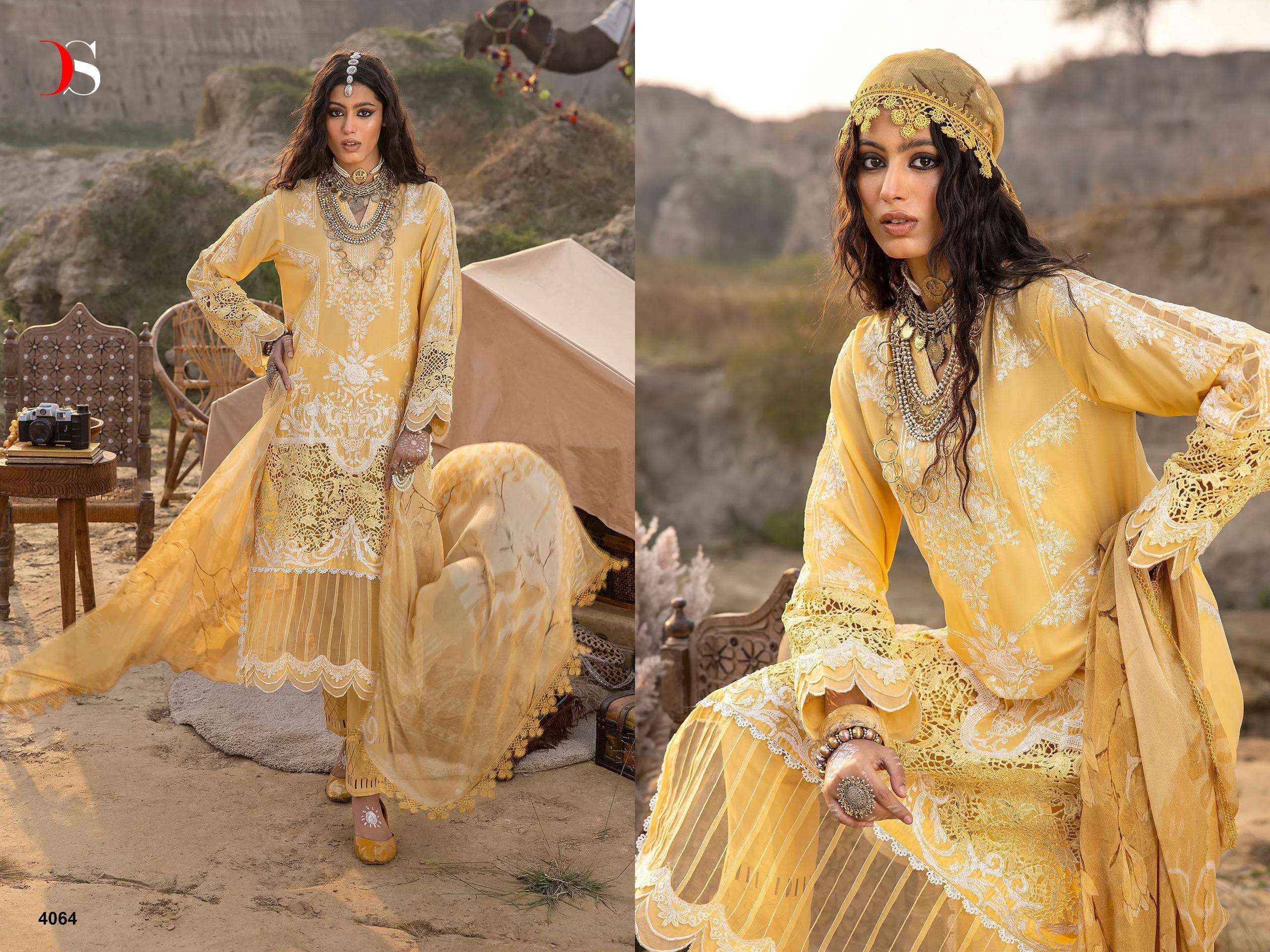 DEEPSY SUITS ADAN LIBAS LAWN 24 PAKISTANI DRESS MATERIAL ( 6 PCS CATALOG )