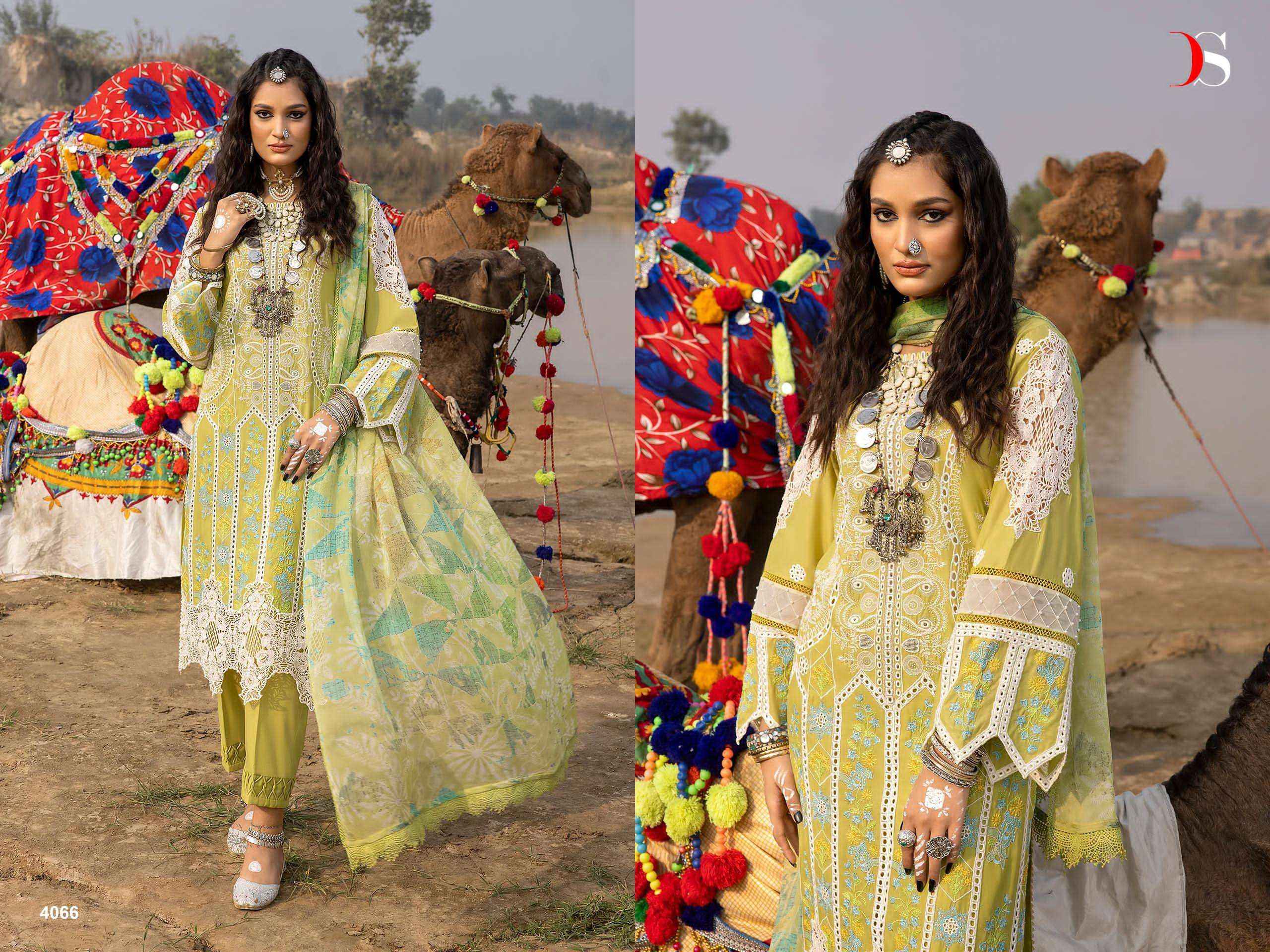 DEEPSY SUITS ADAN LIBAS LAWN 24 PAKISTANI DRESS MATERIAL ( 6 PCS CATALOG )