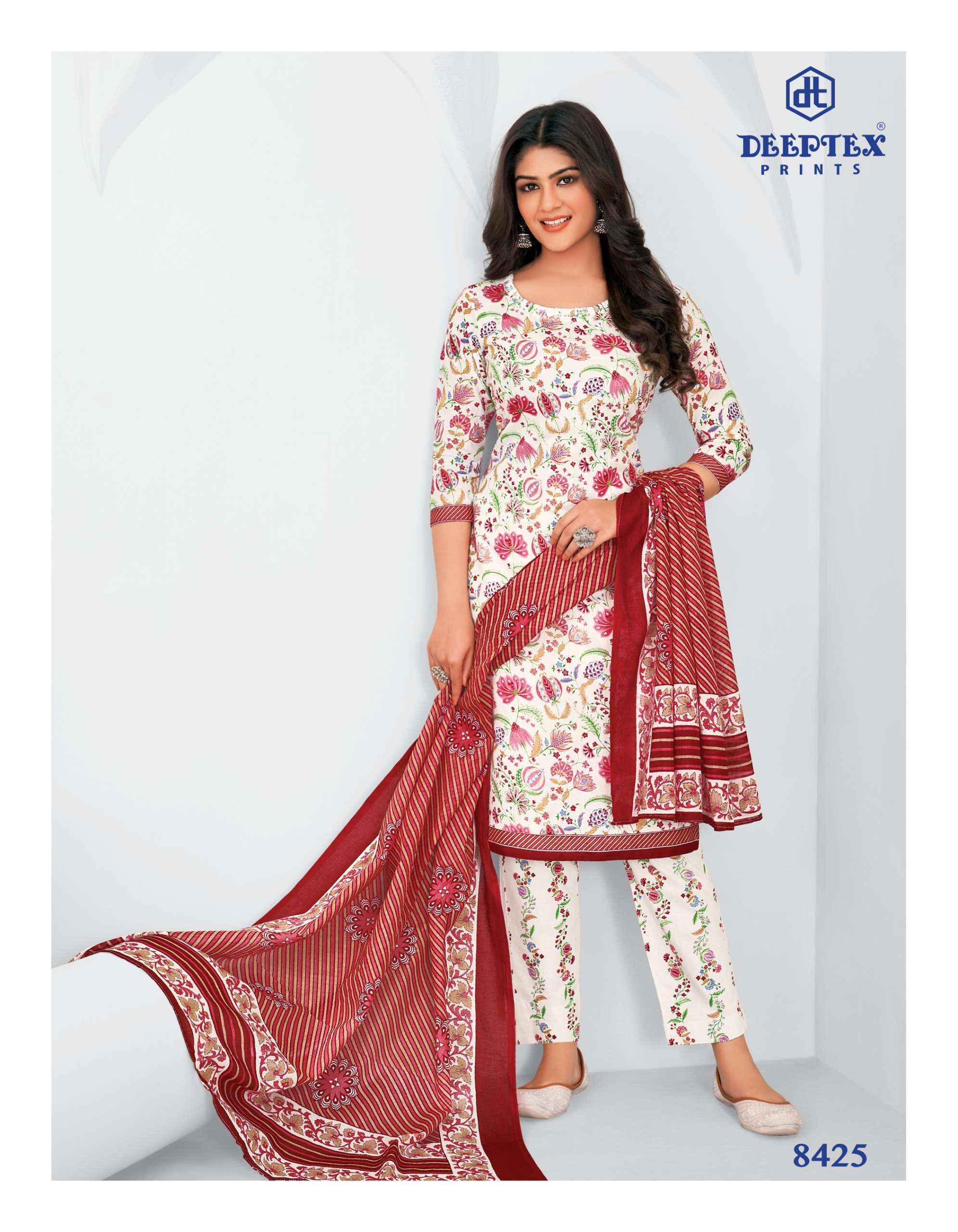 DEEPTEX PRINTS MISS INDIA VOL-84 DRESS MATERIAL ( 26 PCS CATALOG )