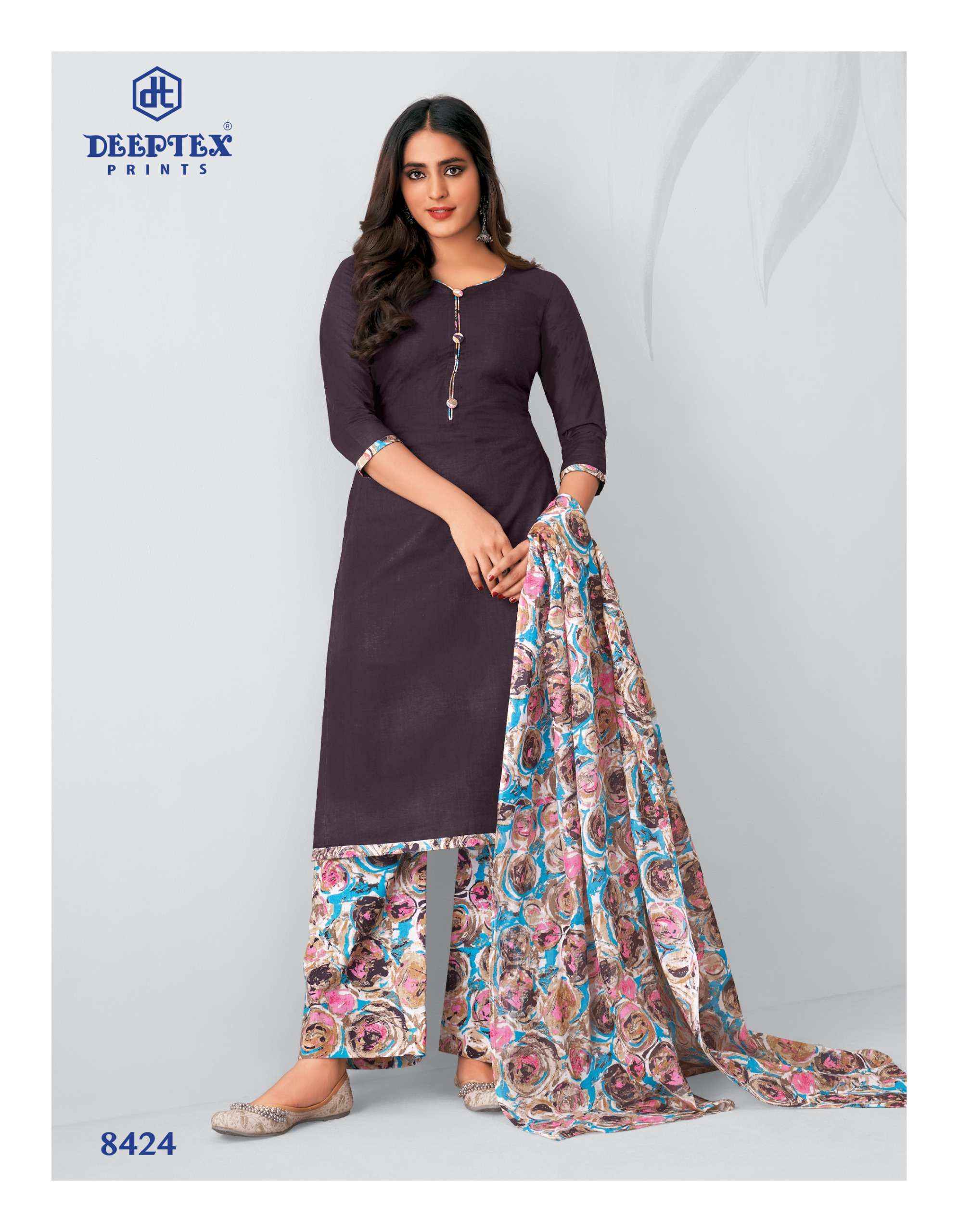 DEEPTEX PRINTS MISS INDIA VOL-84 DRESS MATERIAL ( 26 PCS CATALOG )