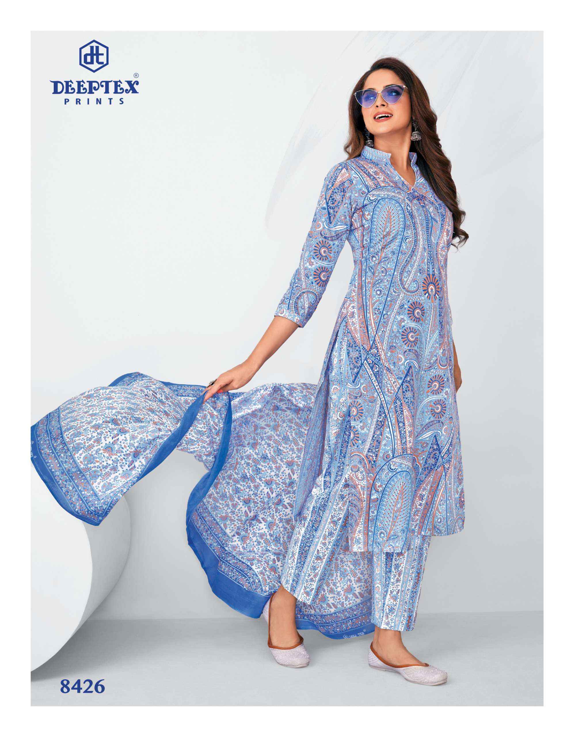 DEEPTEX PRINTS MISS INDIA VOL-84 DRESS MATERIAL ( 26 PCS CATALOG )