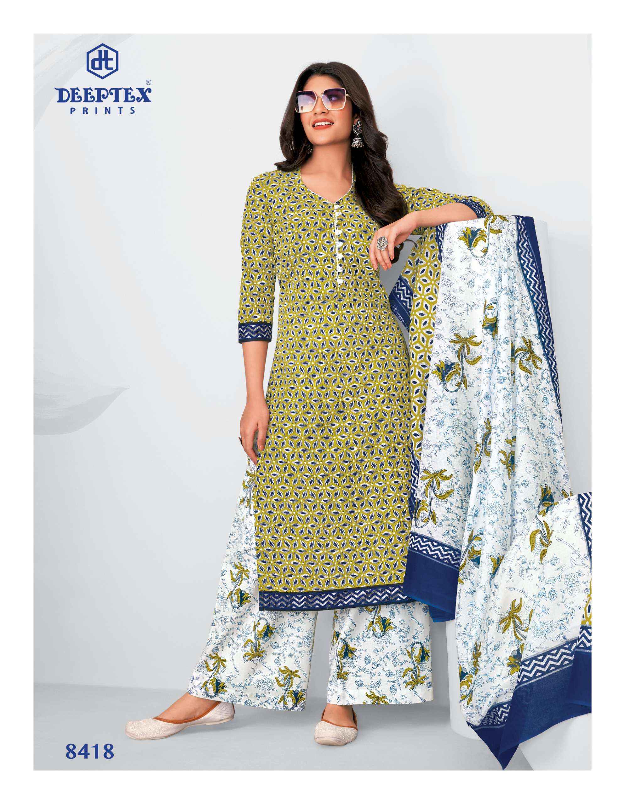 DEEPTEX PRINTS MISS INDIA VOL-84 DRESS MATERIAL ( 26 PCS CATALOG )