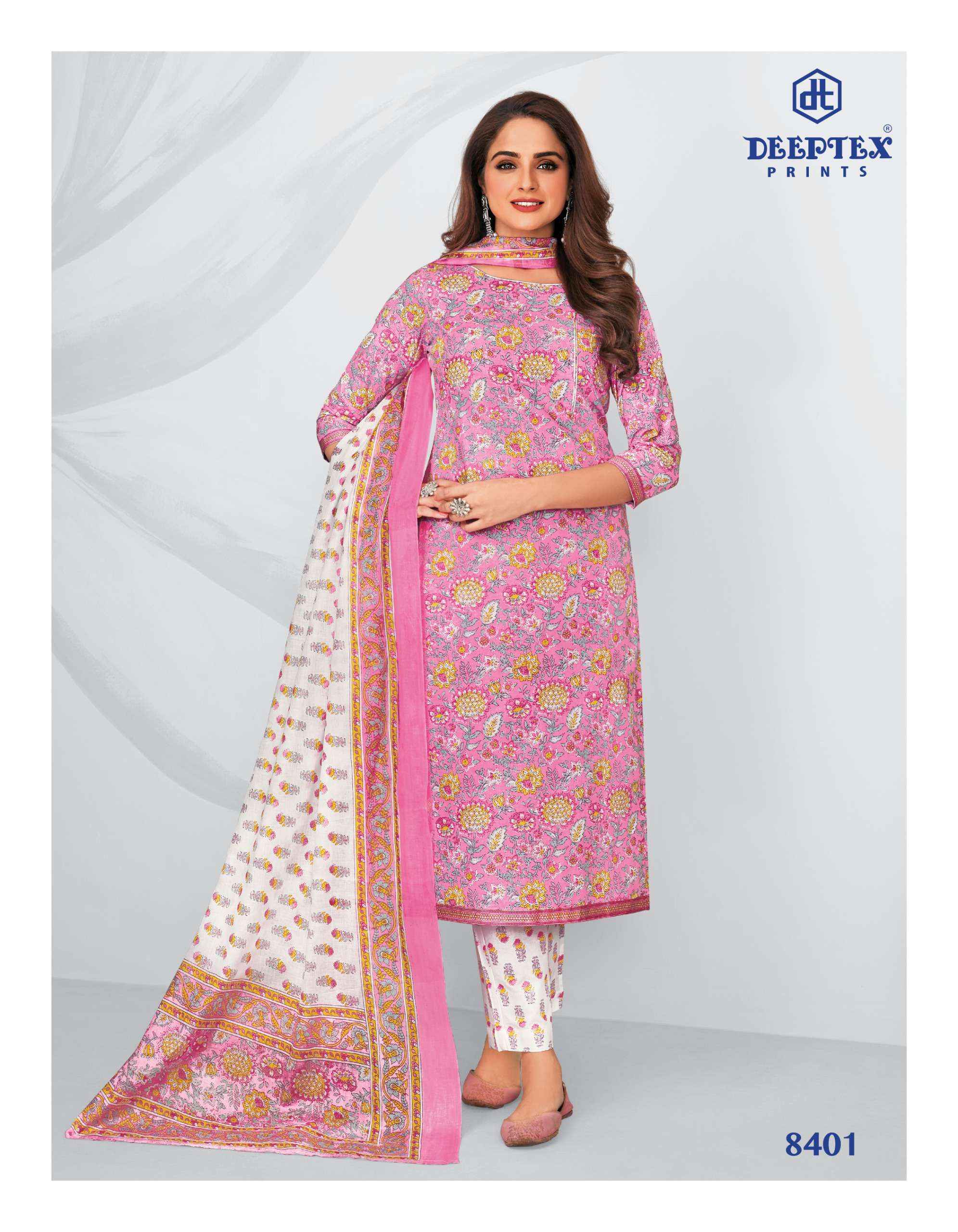 DEEPTEX PRINTS MISS INDIA VOL-84 DRESS MATERIAL ( 26 PCS CATALOG )