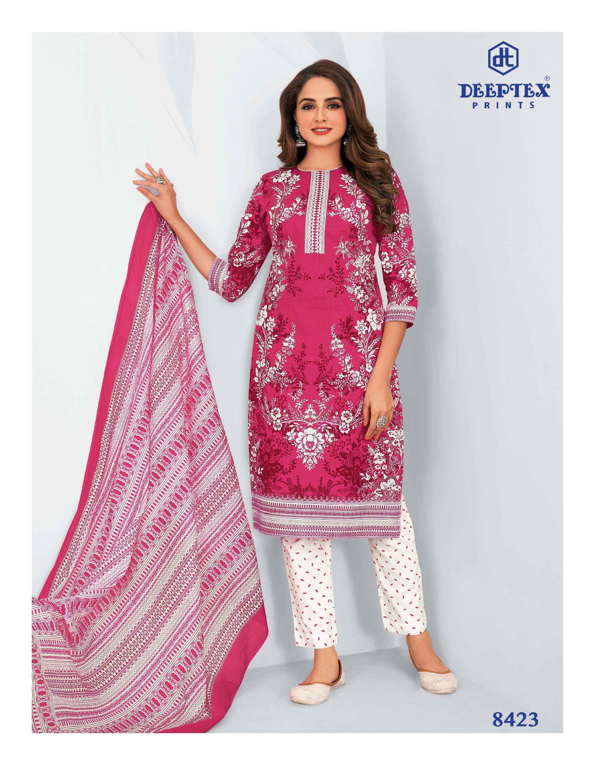 DEEPTEX PRINTS MISS INDIA VOL-84 DRESS MATERIAL ( 26 PCS CATALOG )