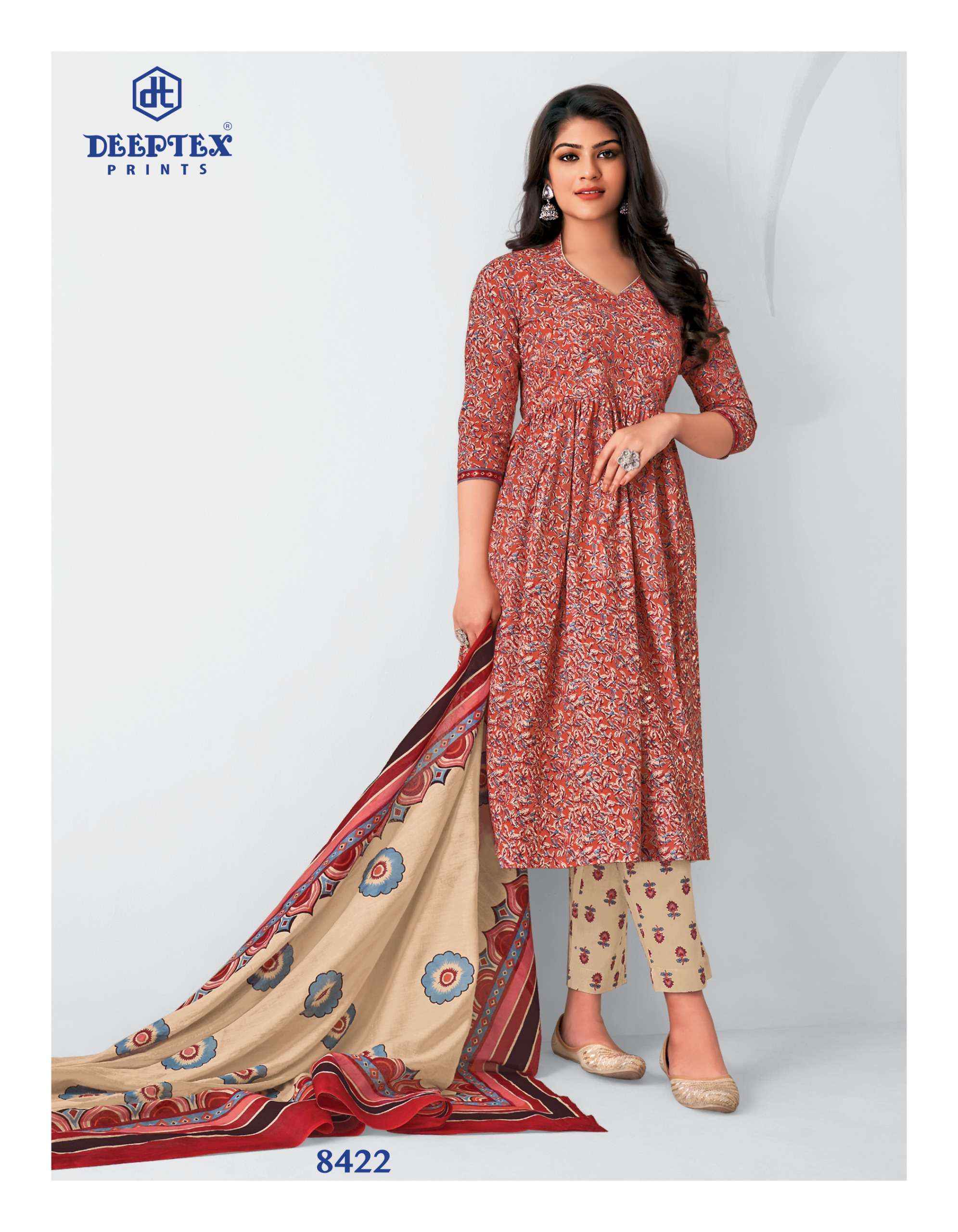 DEEPTEX PRINTS MISS INDIA VOL-84 DRESS MATERIAL ( 26 PCS CATALOG )