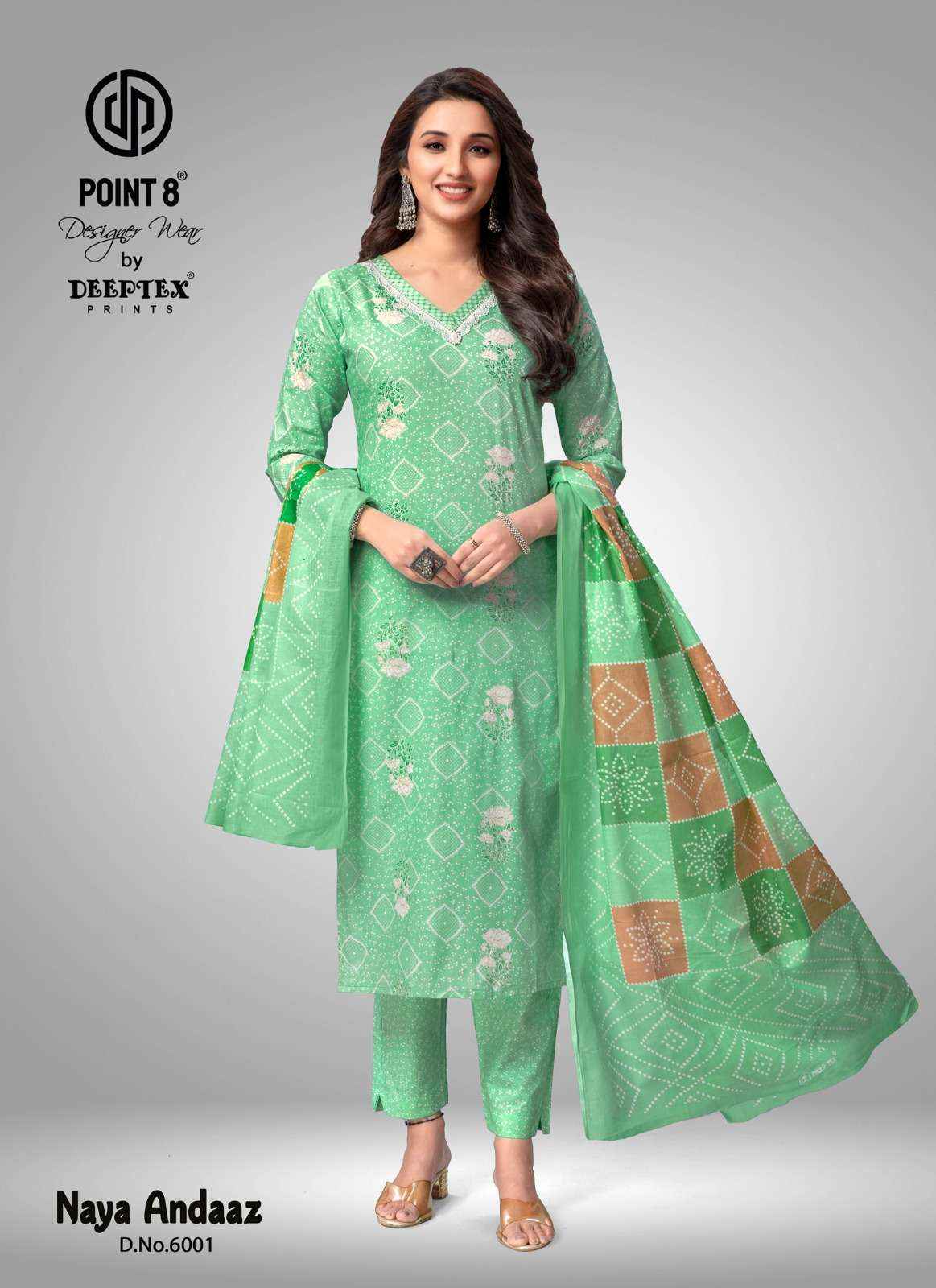 DEEPTEX PRINTS NAYA ANDAAZ VOL 6 COTTON READYMADE SUITS ( 10 PCS CATALOG )