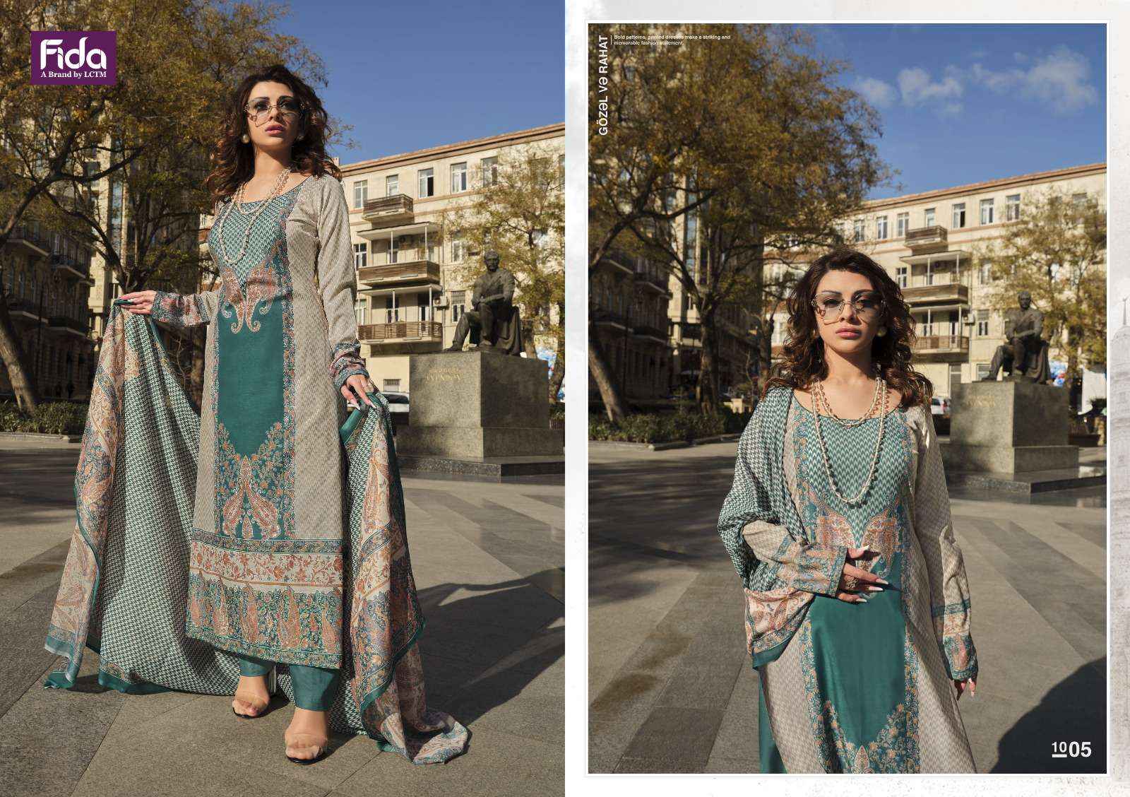 FIDA MURAD BLENDED COTTON WOMEN DRESSS ( 6 PCS CATALOG )