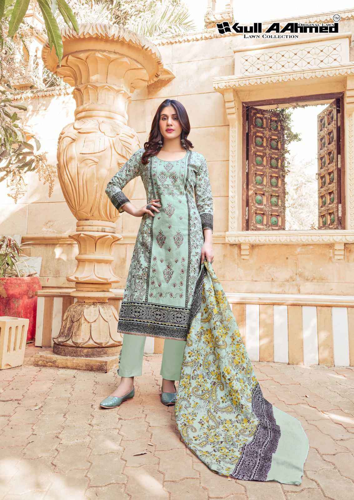 GUL AHMED BIN SAEED EMBROIDERED VOL 3 PAKISTANI SUITS ( 6 PCS CATALOG )