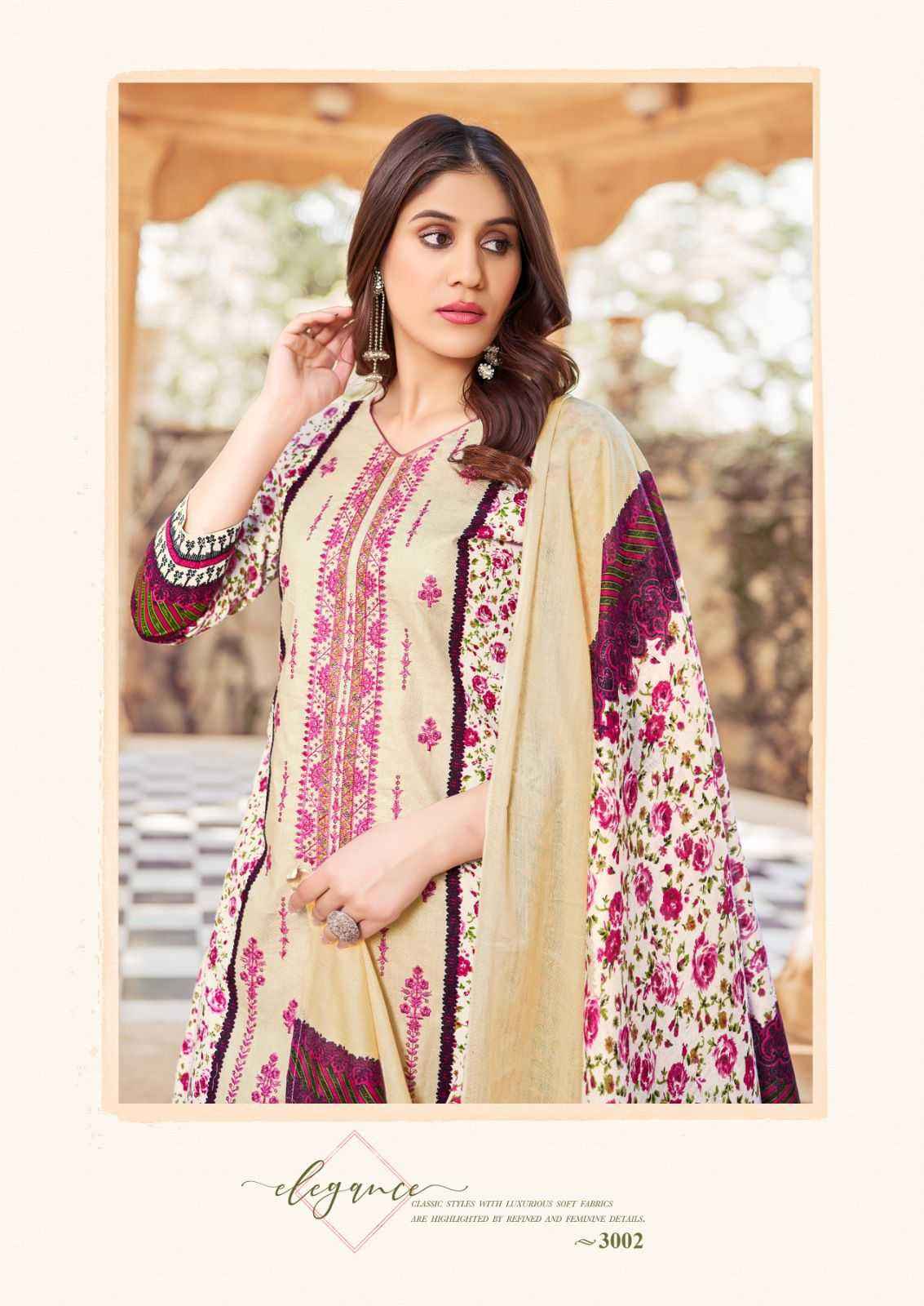 GUL AHMED BIN SAEED EMBROIDERED VOL 3 PAKISTANI SUITS ( 6 PCS CATALOG )