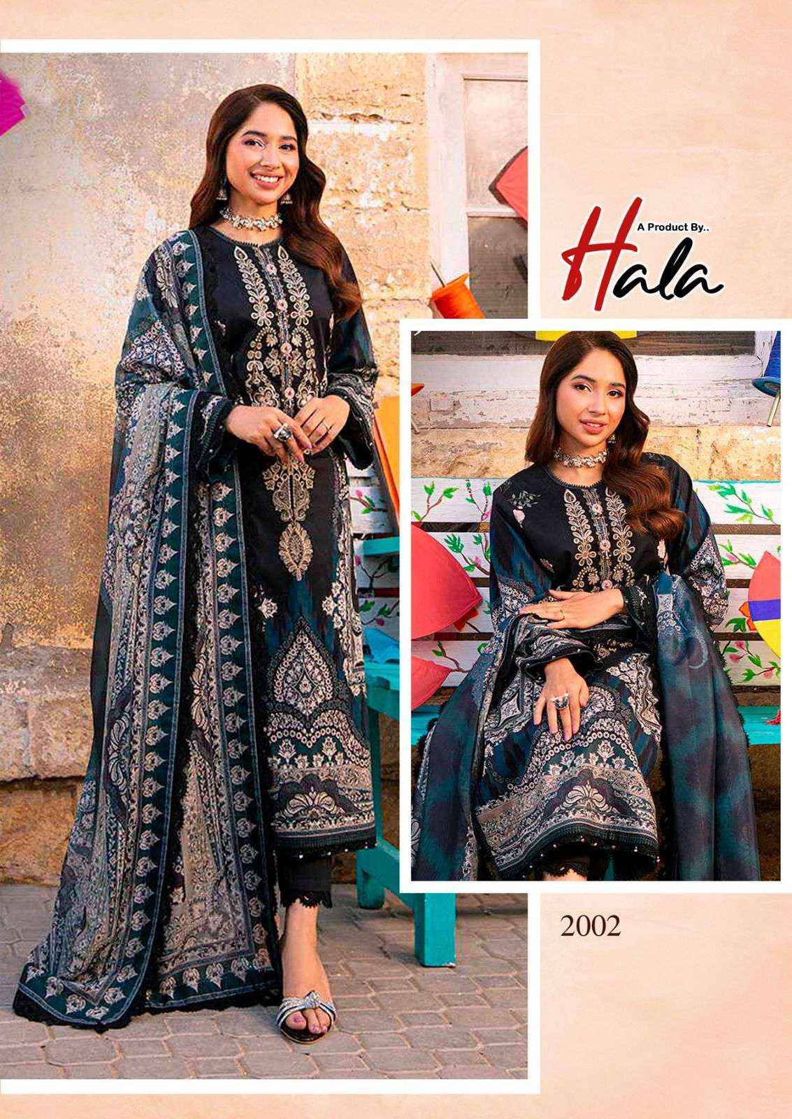 HALA RAMSHA VOL 2 COTTON KARACHI PAKISTANI SUITS ( 6 PCS CATALOG )