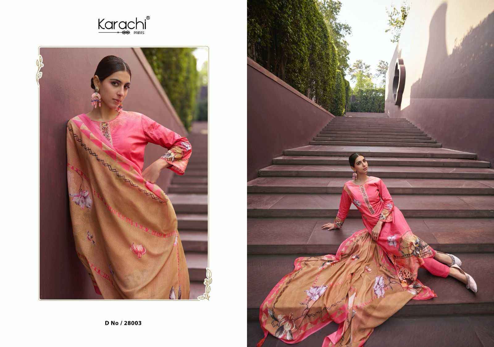 KARACHI PRINTS NAAYAAB LADIES DESIGNER SUITS ( 6 PCS CATALOG )